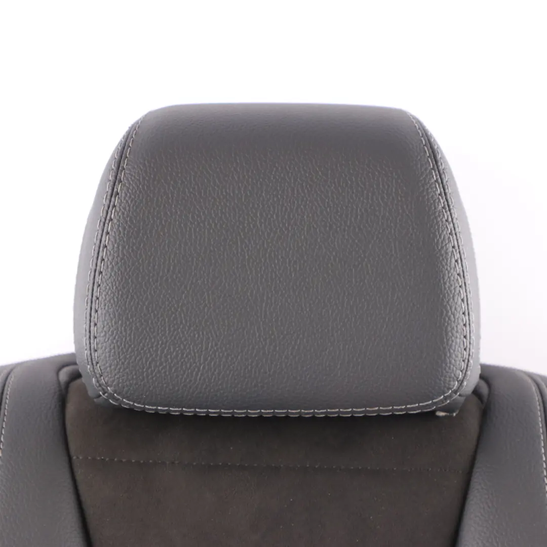 Mercedes W213 Saloon Seat Backrest Rear Right O/S Fabric Imitation Leather Black