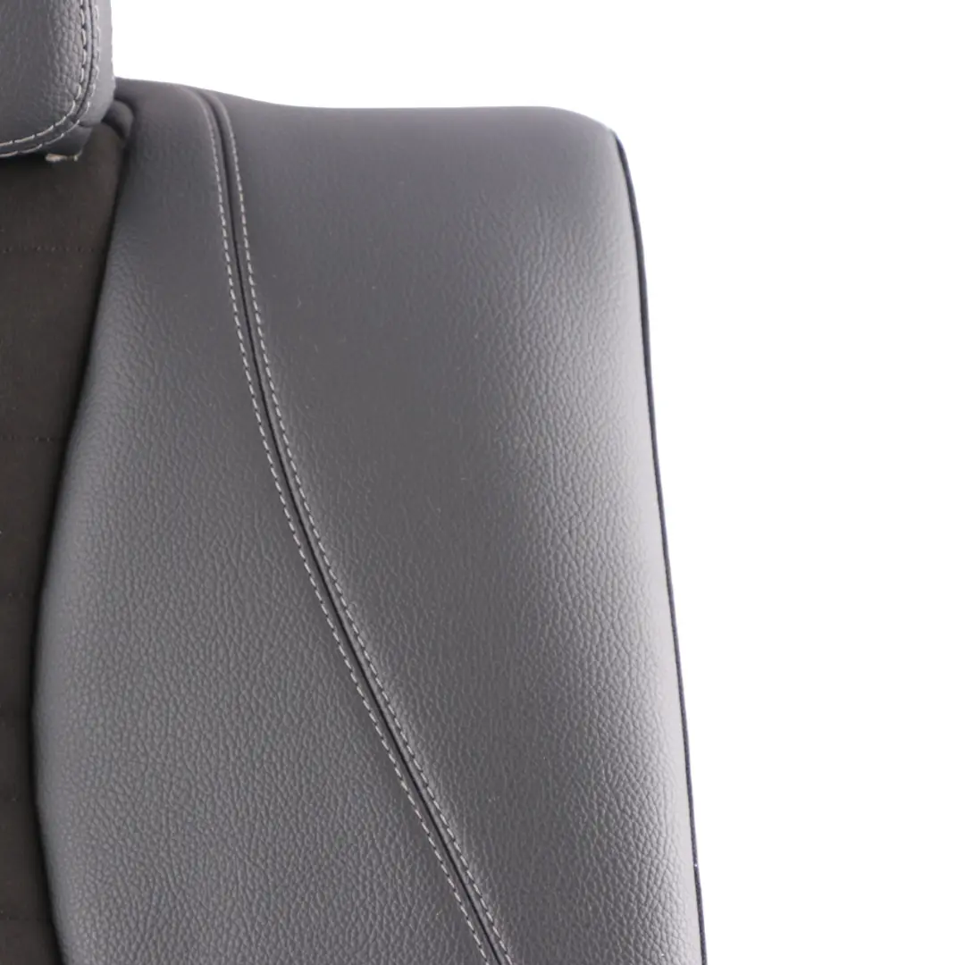 Mercedes W213 Saloon Seat Backrest Rear Right O/S Fabric Imitation Leather Black