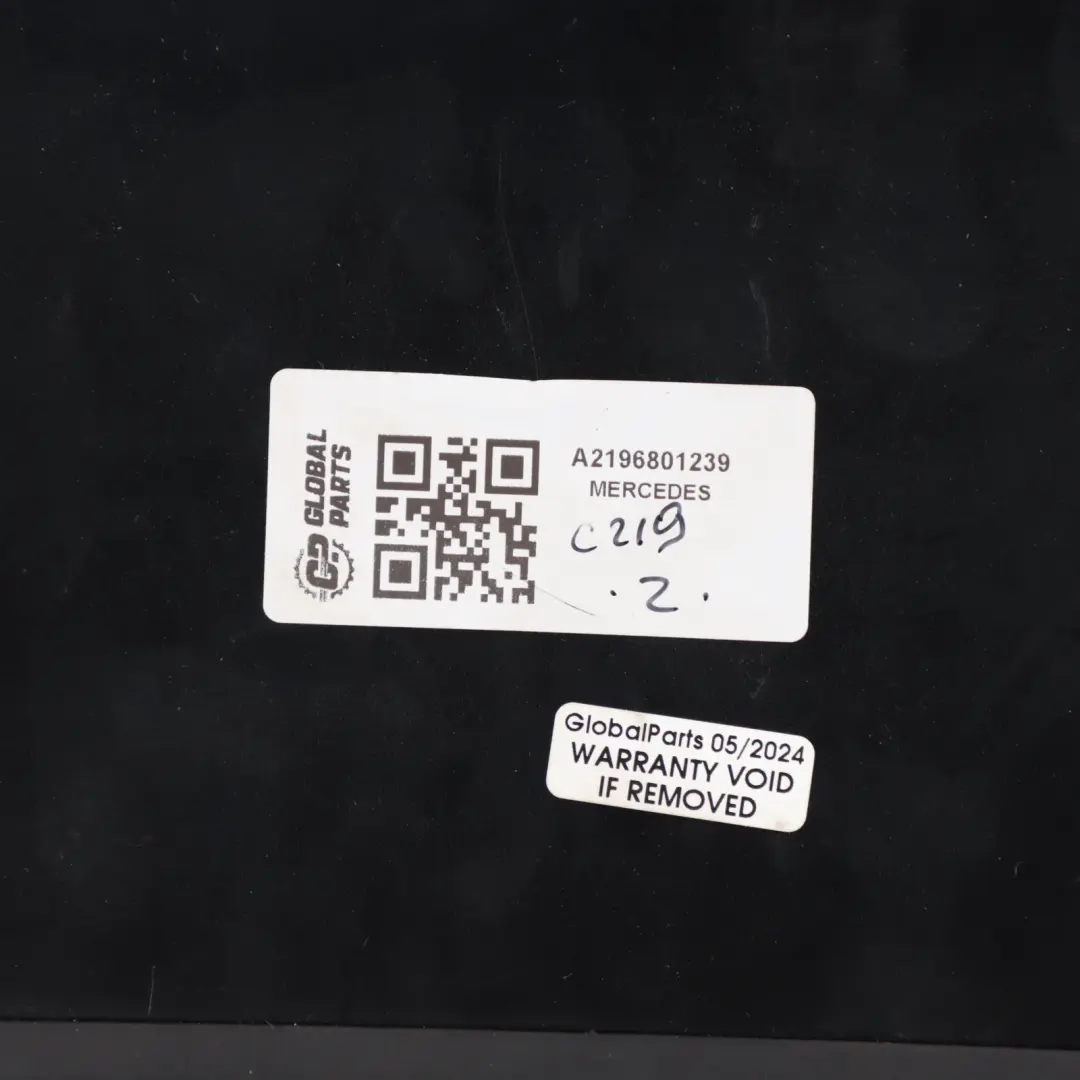 Mercedes C219 Center Console Arm Rest Door Lid Black A2196801239