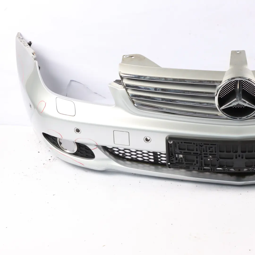 Mercedes CLS W219 Front Bumper Trim Panel Iridium Silver Metallic - 775