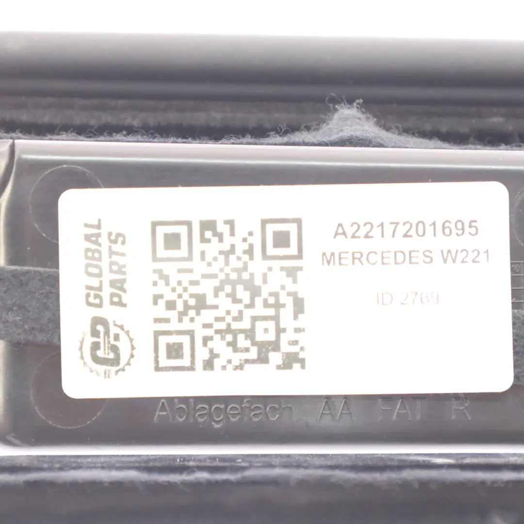 Mercedes W221 Podłokietnik Boczka Drzwi Schowek Prawy Przedni A2217201695