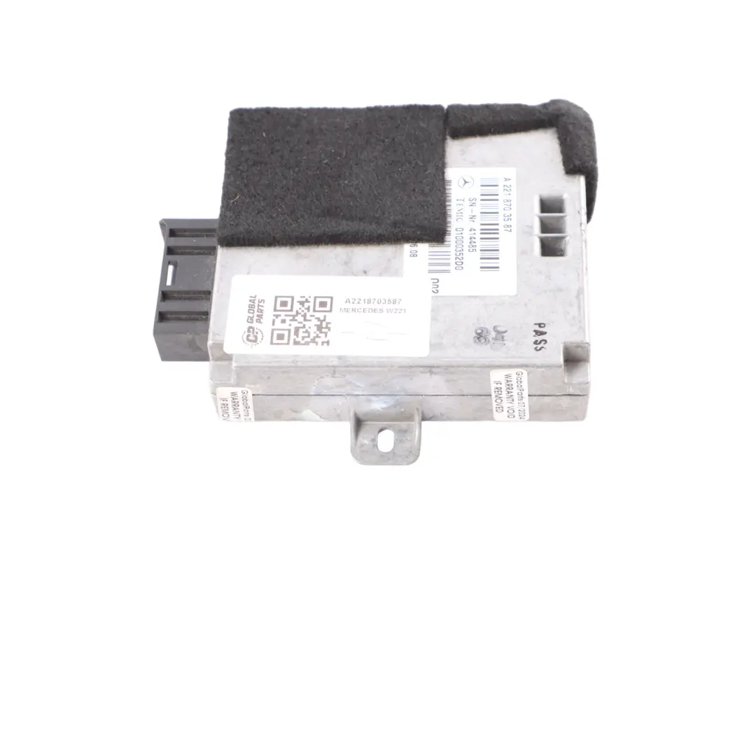Voice Control Module Mercedes W221 Linguatronic Input System Dutch A2218703587
