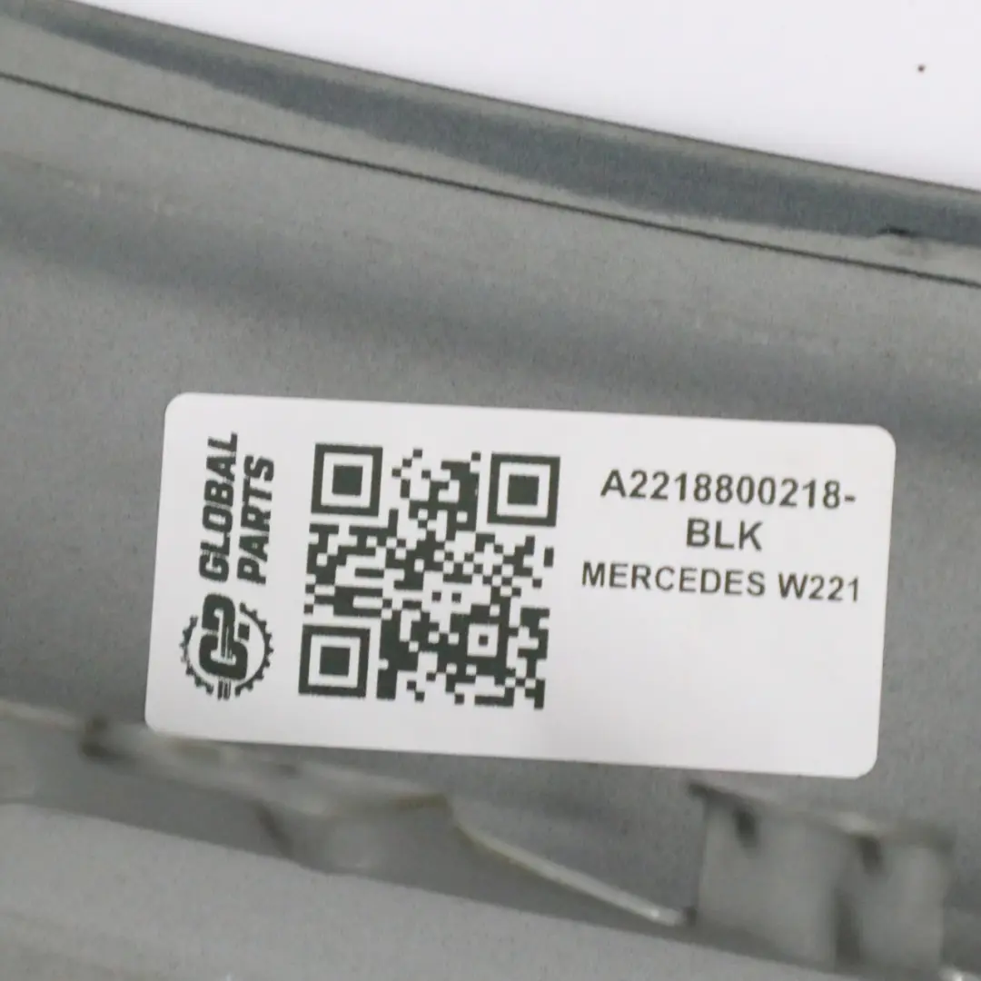 Mercedes W221 Guardabarros Panel lateral delantero derecho pintado de negro