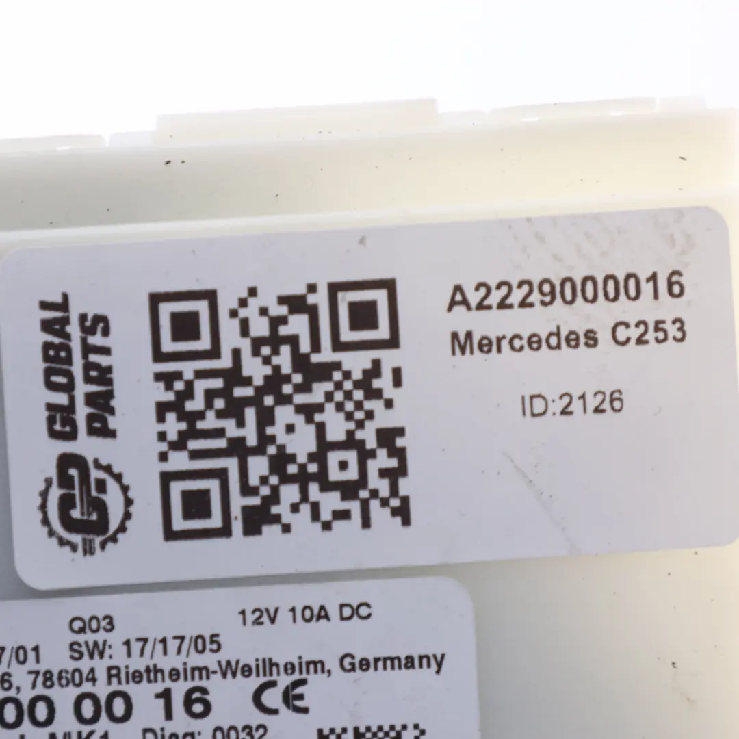 Mercedes C253 W205 W213 C238 Moduł Otwierania Keyless Go A2229000016