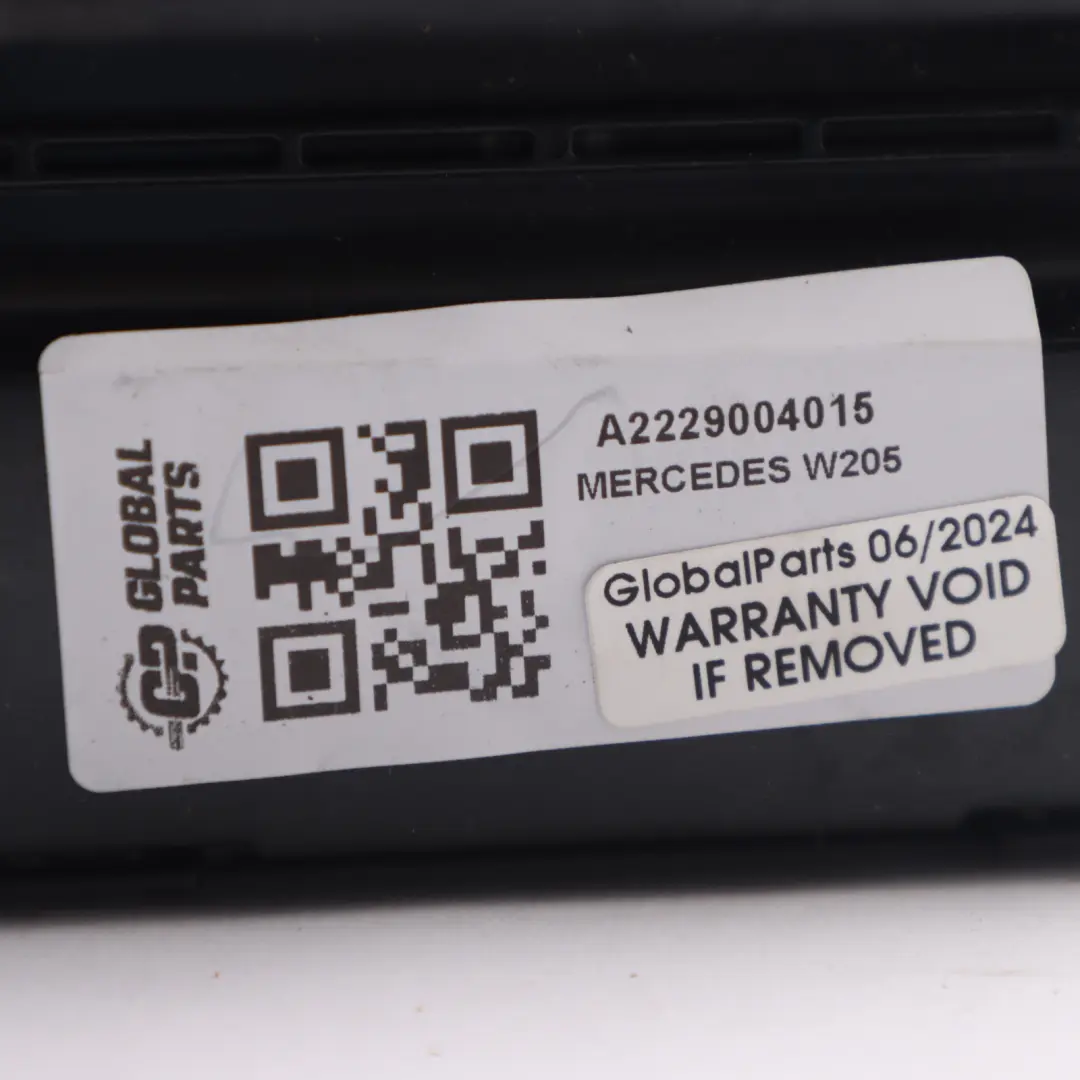 Mercedes W205 Air Con Conditioning Module A/C Climate Control Unit A2229004015