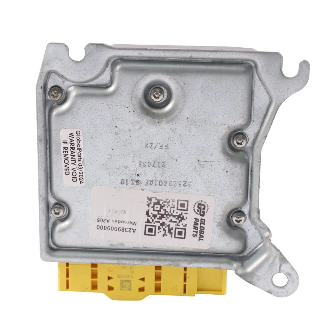 Módulo de Aire Mercedes A205 A238 A217 Unidad Control Protección SRS A2389009000