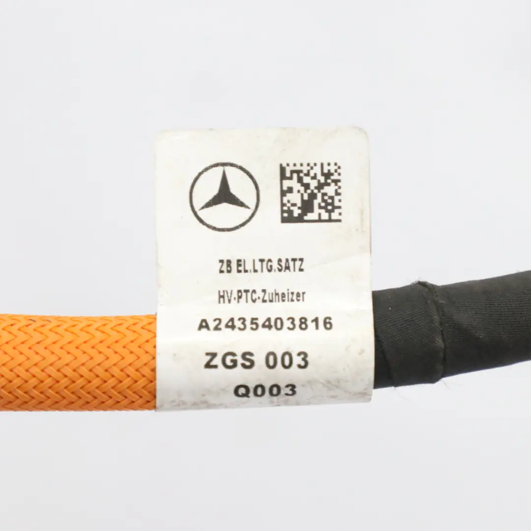 Mercedes EQA H243 Convertidor de alto voltaje Cable Mazo de cables A2435403816