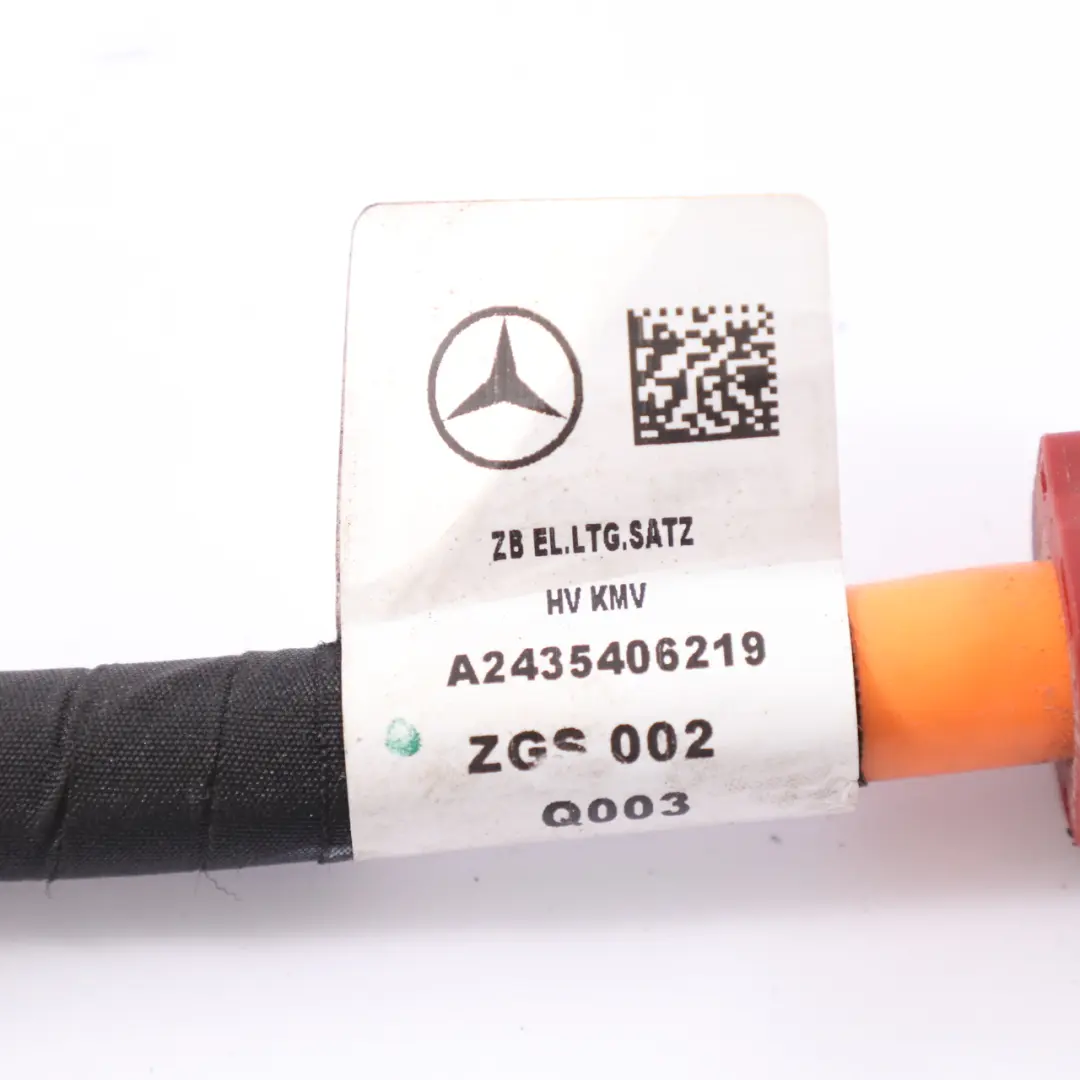 Mercedes EQA H243 Convertidor de alto voltaje Cable del calentador A2435406219