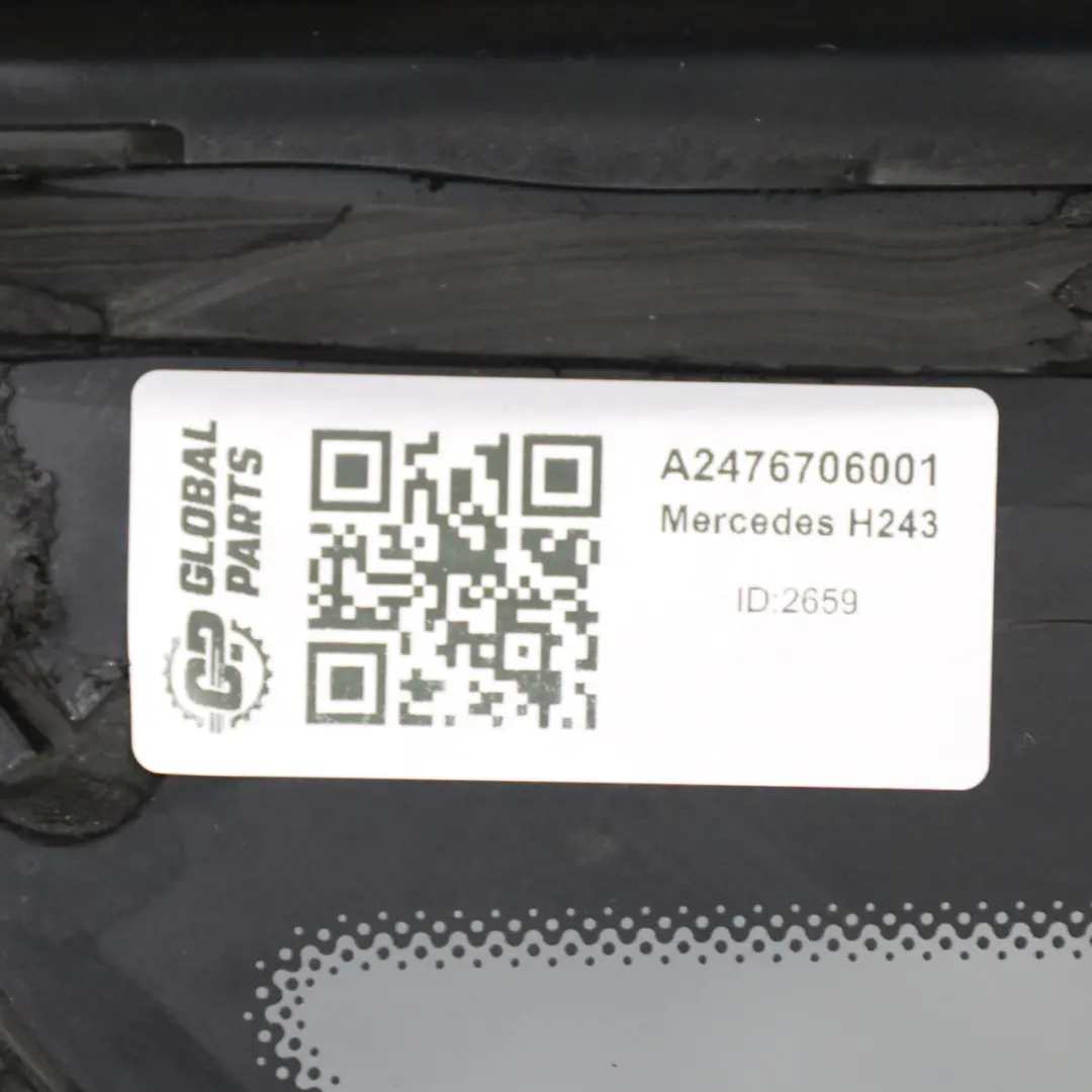 Mercedes H243 SUV Szyba Boczna  Stała Tylna Lewa Przyciemniana A2476706001