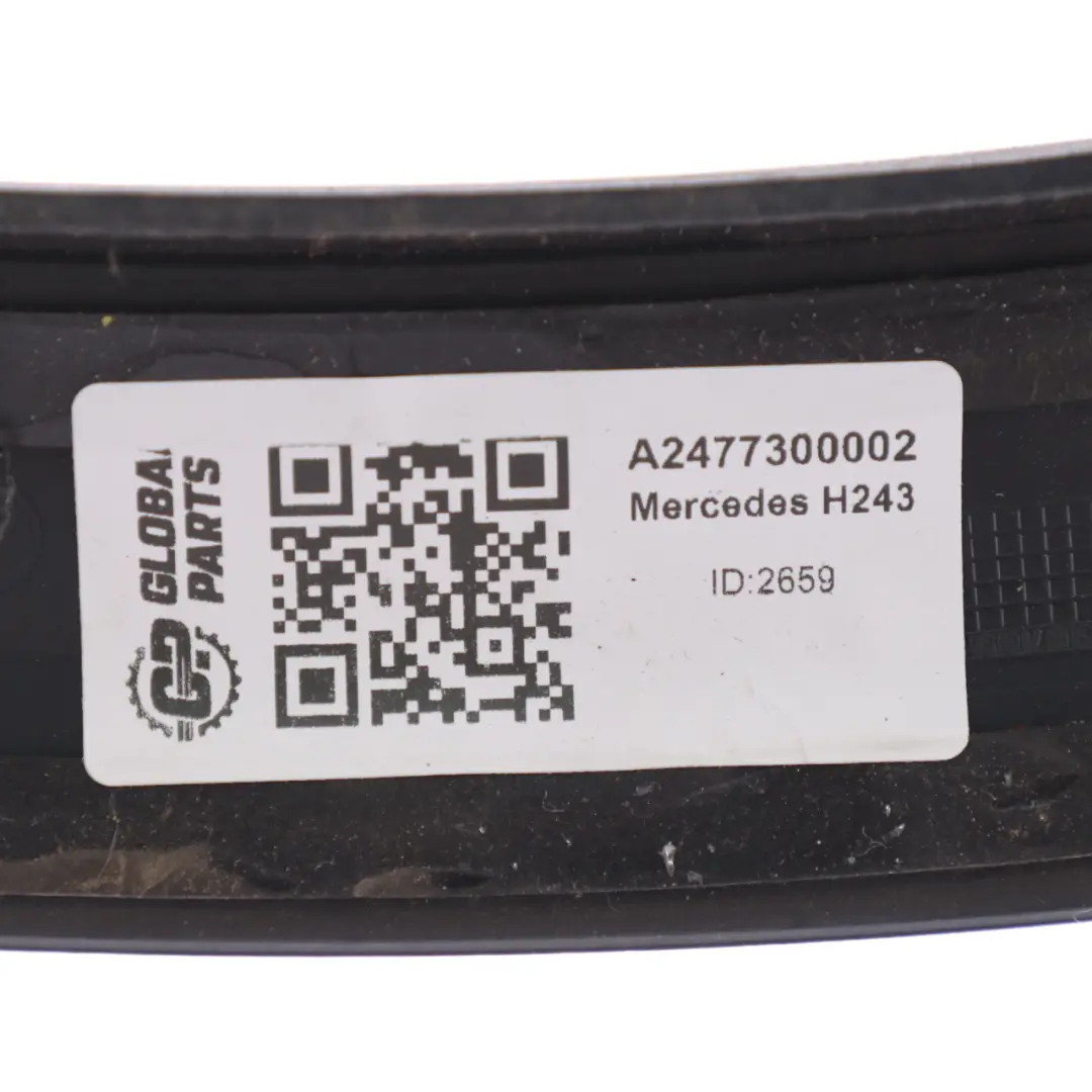 Mercedes H243 H247 Tapa guardabarros trasero izquierdo A2477300002