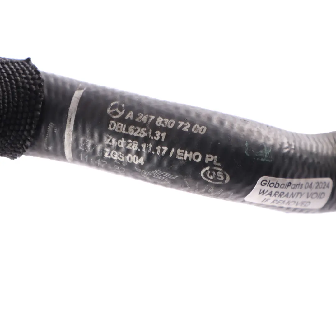 Water Hose Mercedes W177 W247 Heat Exchanger Coolant Return Pipe A2478307200