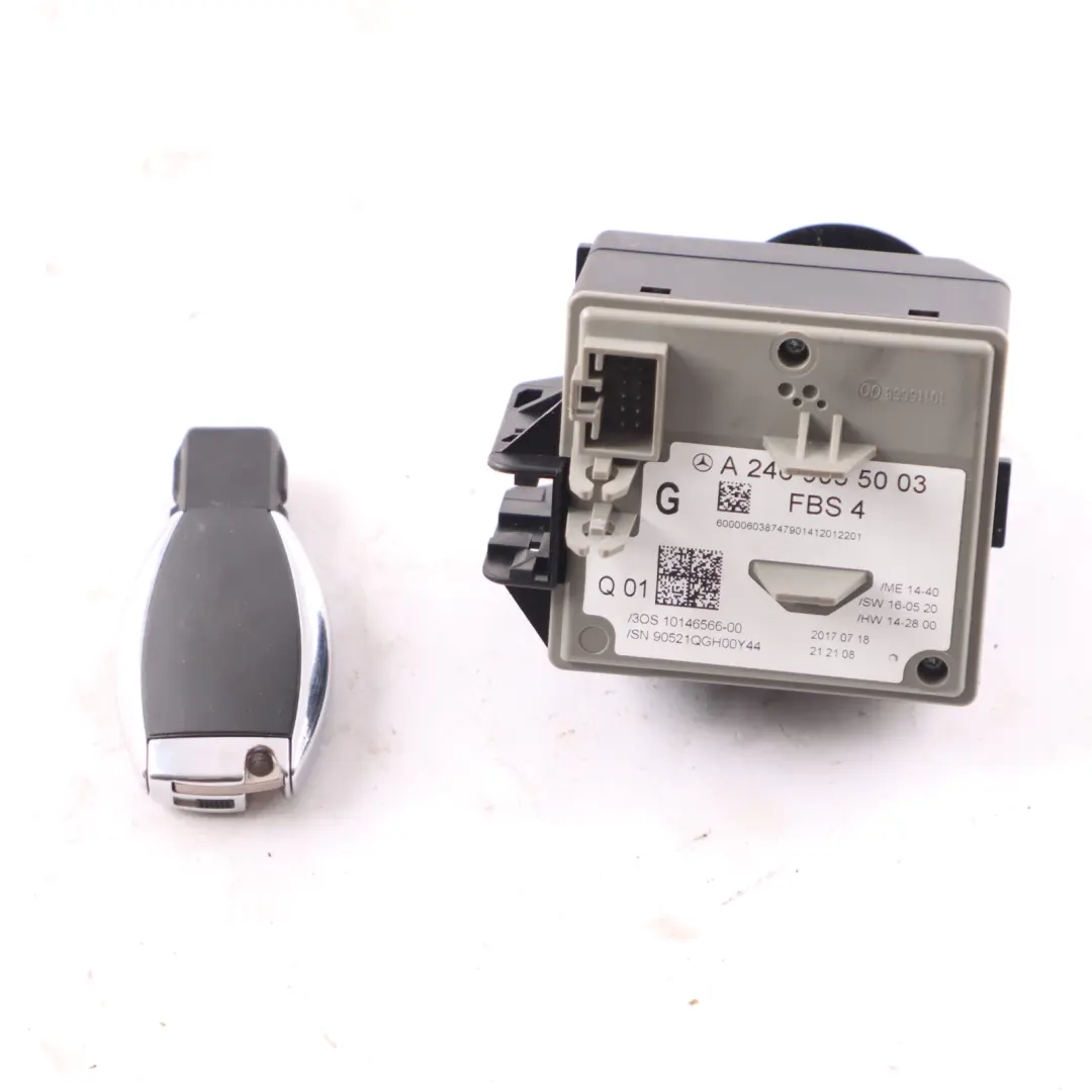 Mercedes W176 W246 A180 B180 270.910 122HP Engine ECU Kit Key Lock A2709002100