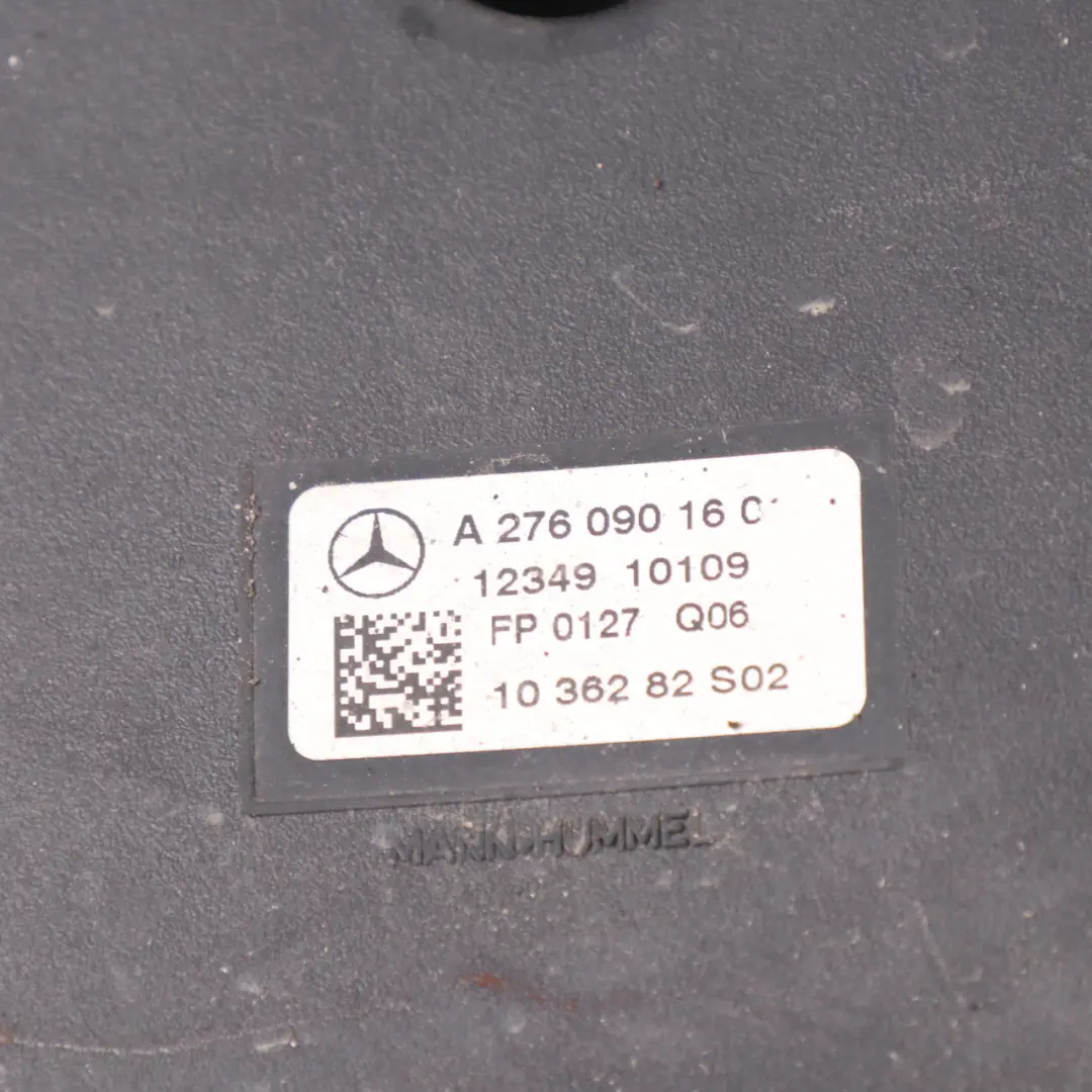 Mercedes W204 W212 M276 Filtre à Air Boîte Silencieux Couvercle A2760901601