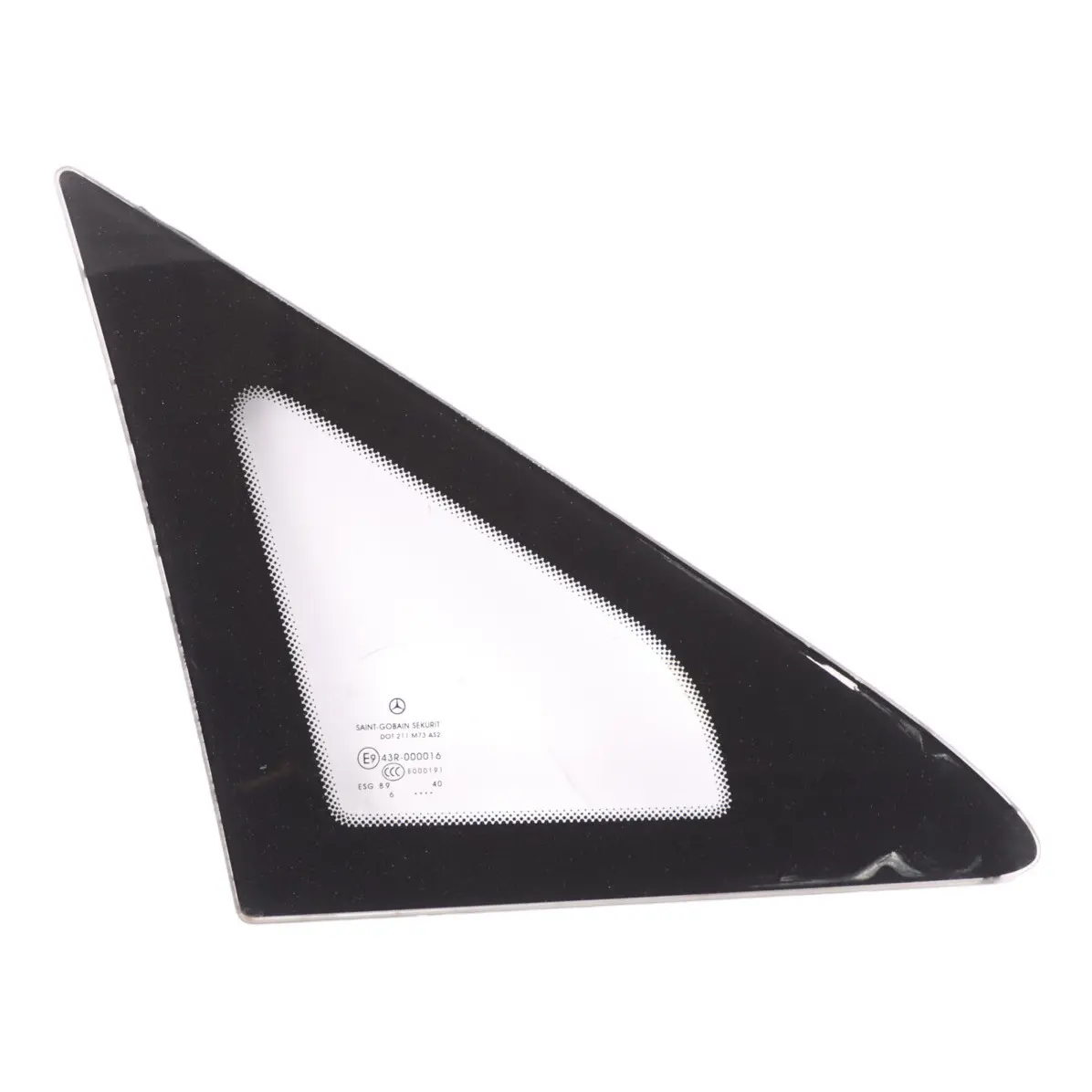 Side Window Mercedes Vito W639 Front Right O/S Fixed Triangle Glass AS2