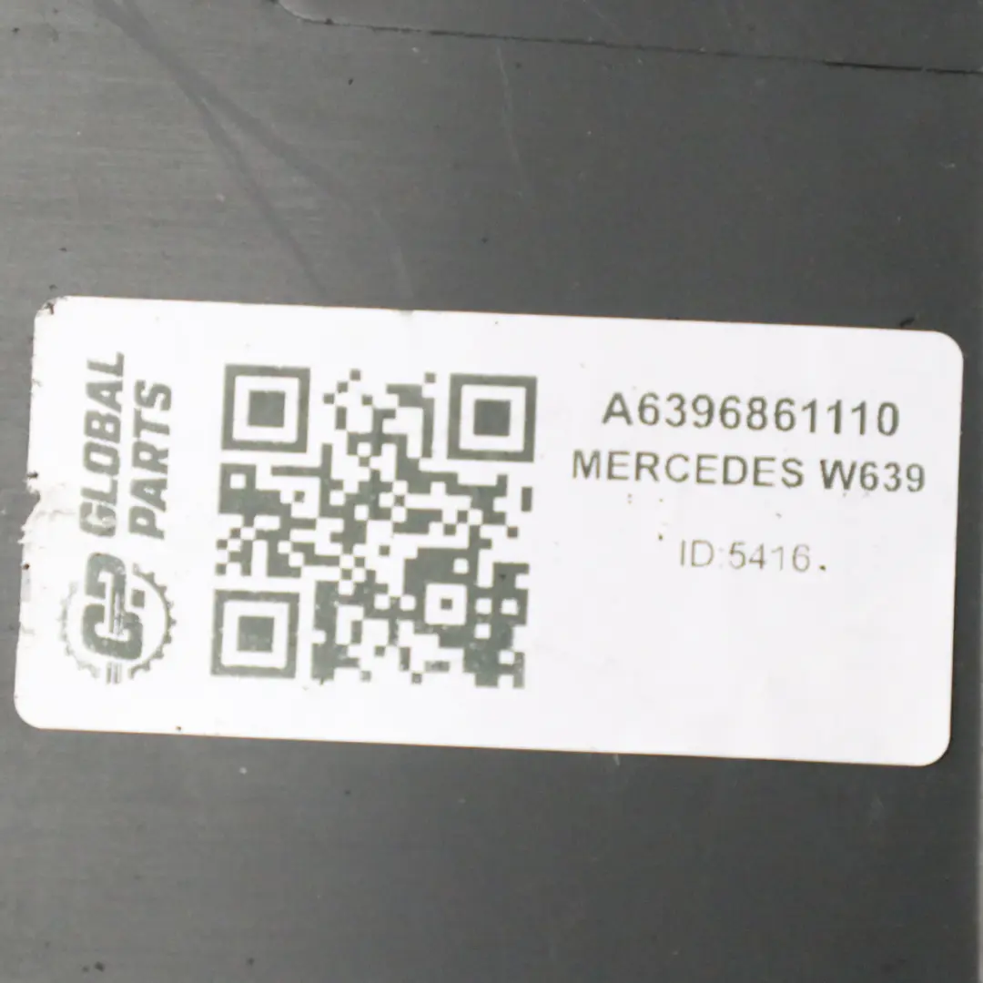 Mercedes Vito W639 Osłona Progu Drzwi Przesuwnych Lewych Czarna A6396861110