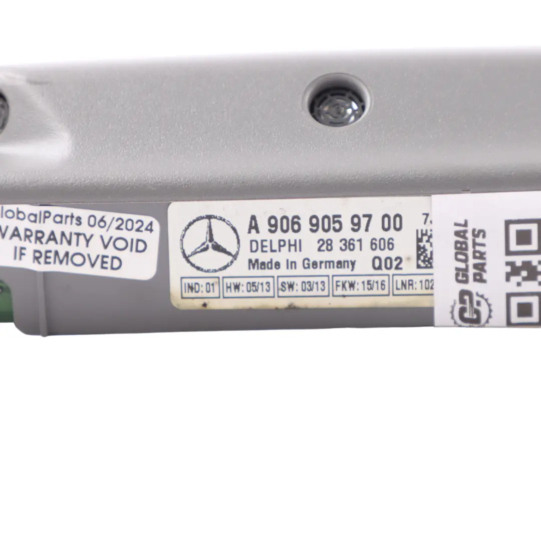 Mercedes Sprinter W906 Loading Compartment Ultrasonic Sensor Grey A9069059700