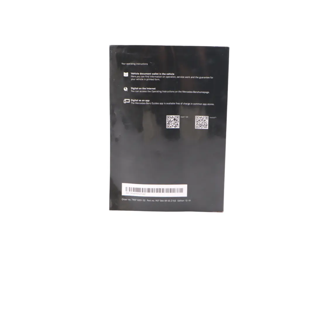 Mercedes Sprinter W907 W910 Owner's Handbook Operating Instruction A9075848905