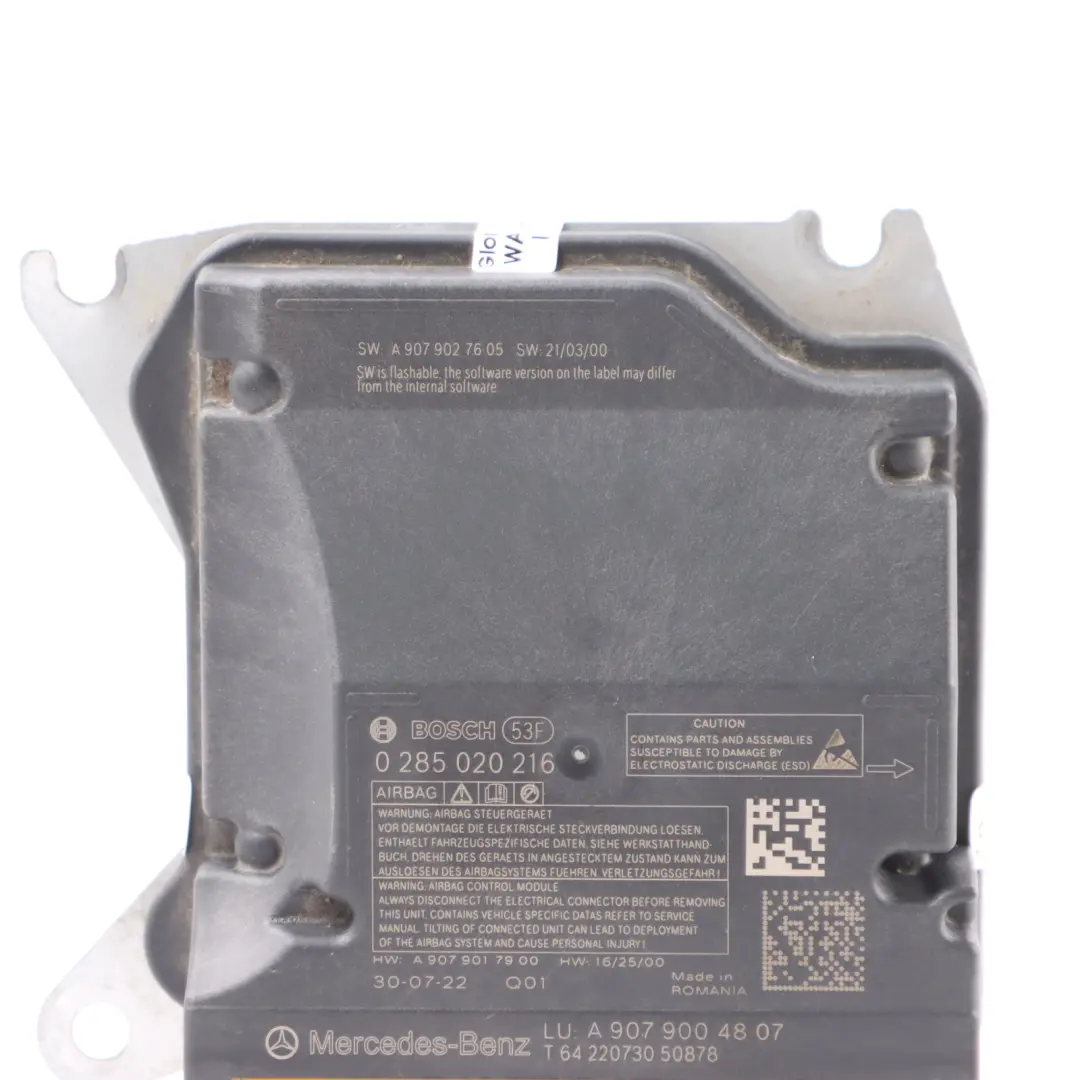 Mercedes W907 W910 Moduł Sterownik Airbag Poduszek ECU A2139008828