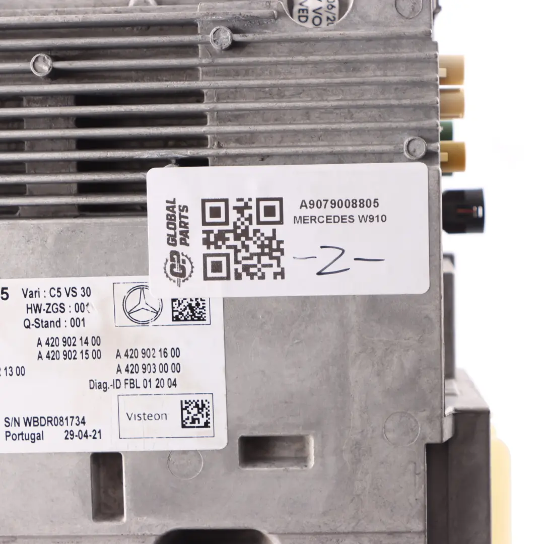Mercedes Sprinter W907 W910 Head Unit Multimedia Controller Module A9079008805