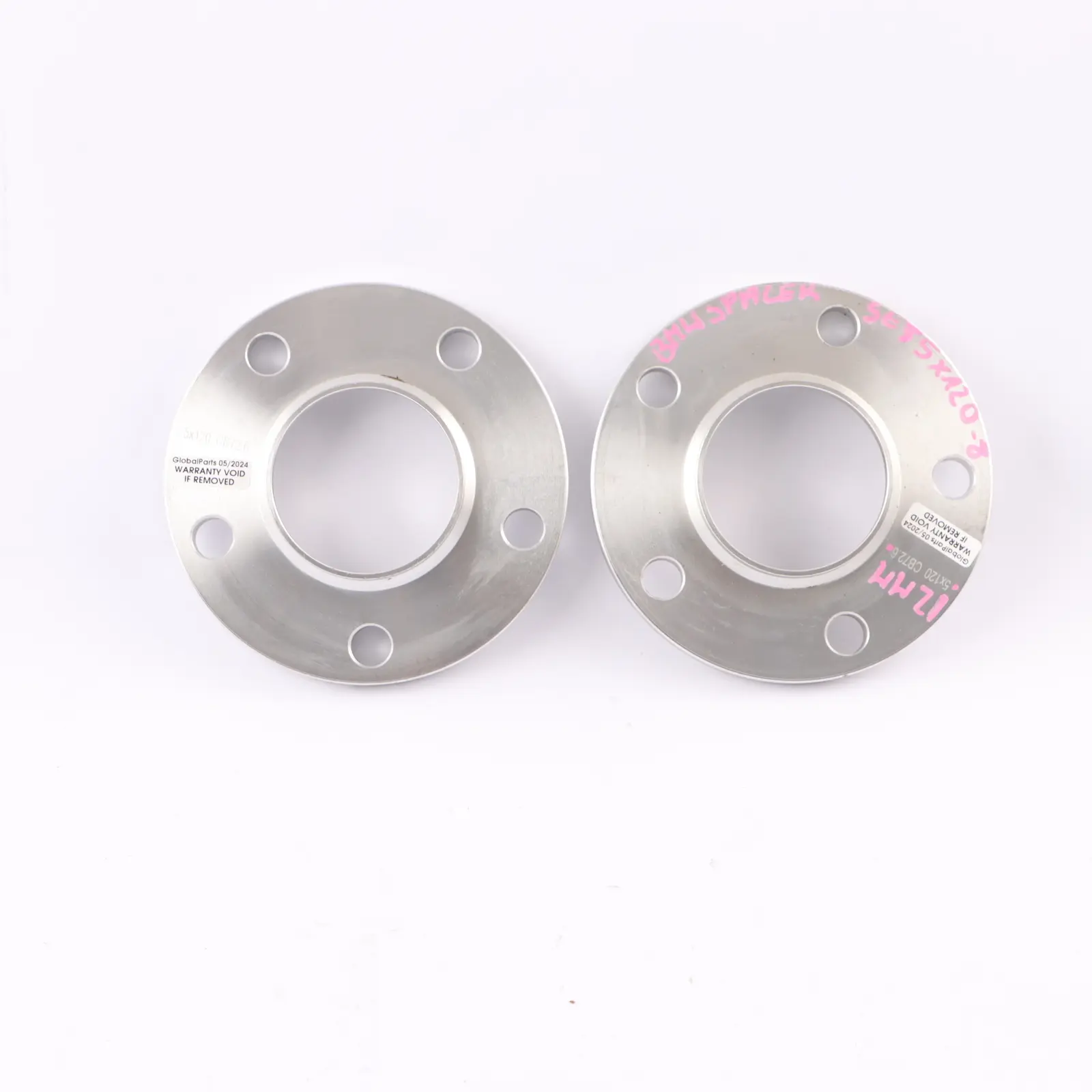 Alloy Wheel Spacers Hubcentric Shims BMW 5x120 72.56mm 12mm