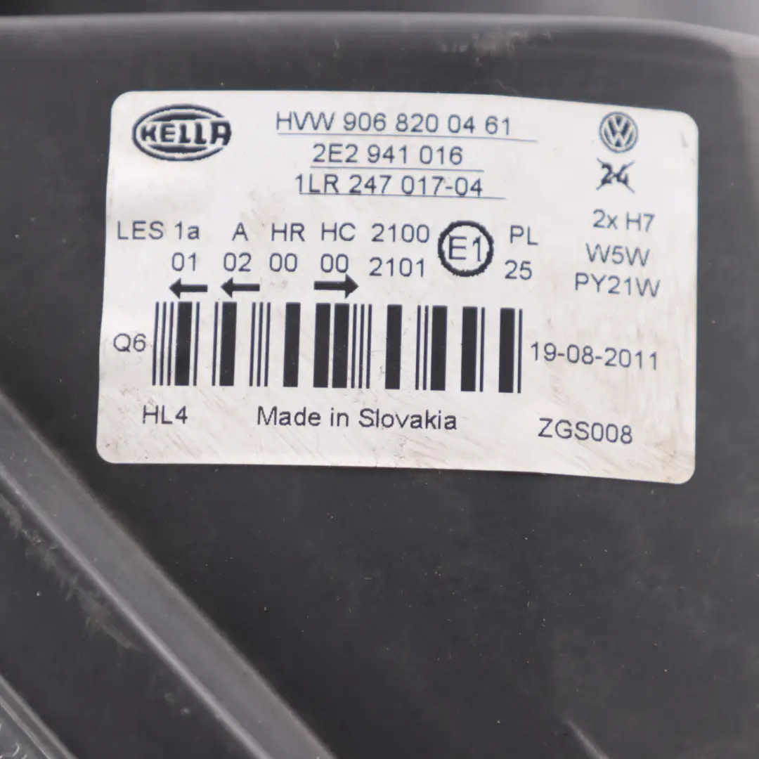 Volkswagen VW Crafter I Headlight Headlamp Lamp Light Front Right O/S 2E2941016