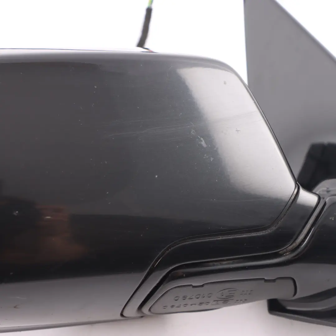 BMW X3 E83 Wing Mirror Shadow Line Heated Right O/S High Gloss Schwarz 3450516