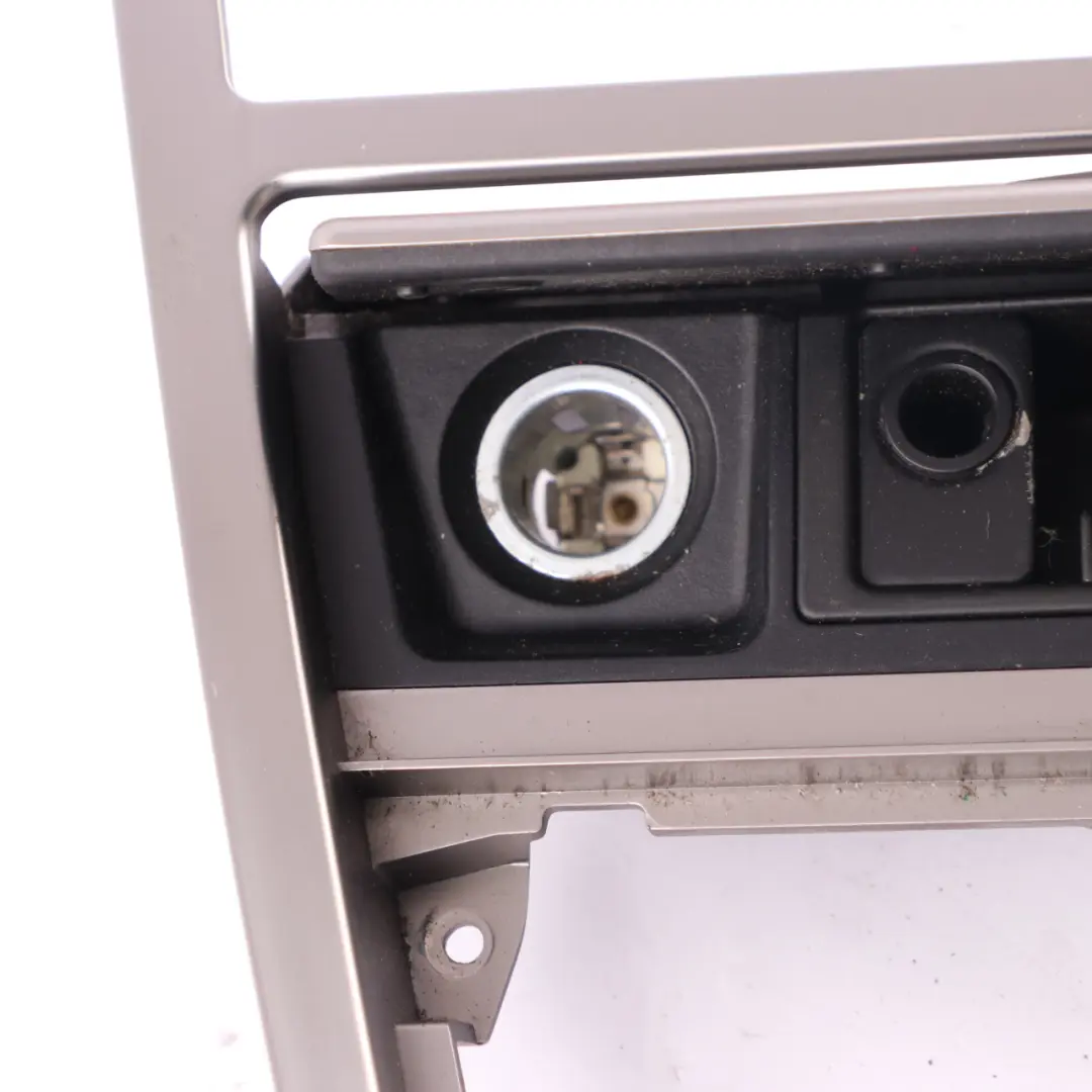 BMW 6 Series E63 E64 Decor Panel Centre Console Cover Trim Ruthenium Silver