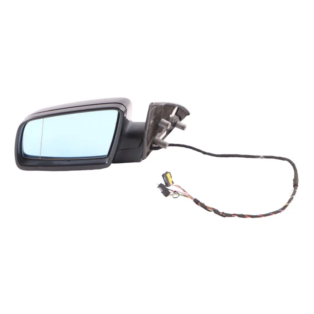 BMW E63 E64 Heated Left Wing Mirror N/S Black Sapphire Metallic - 475