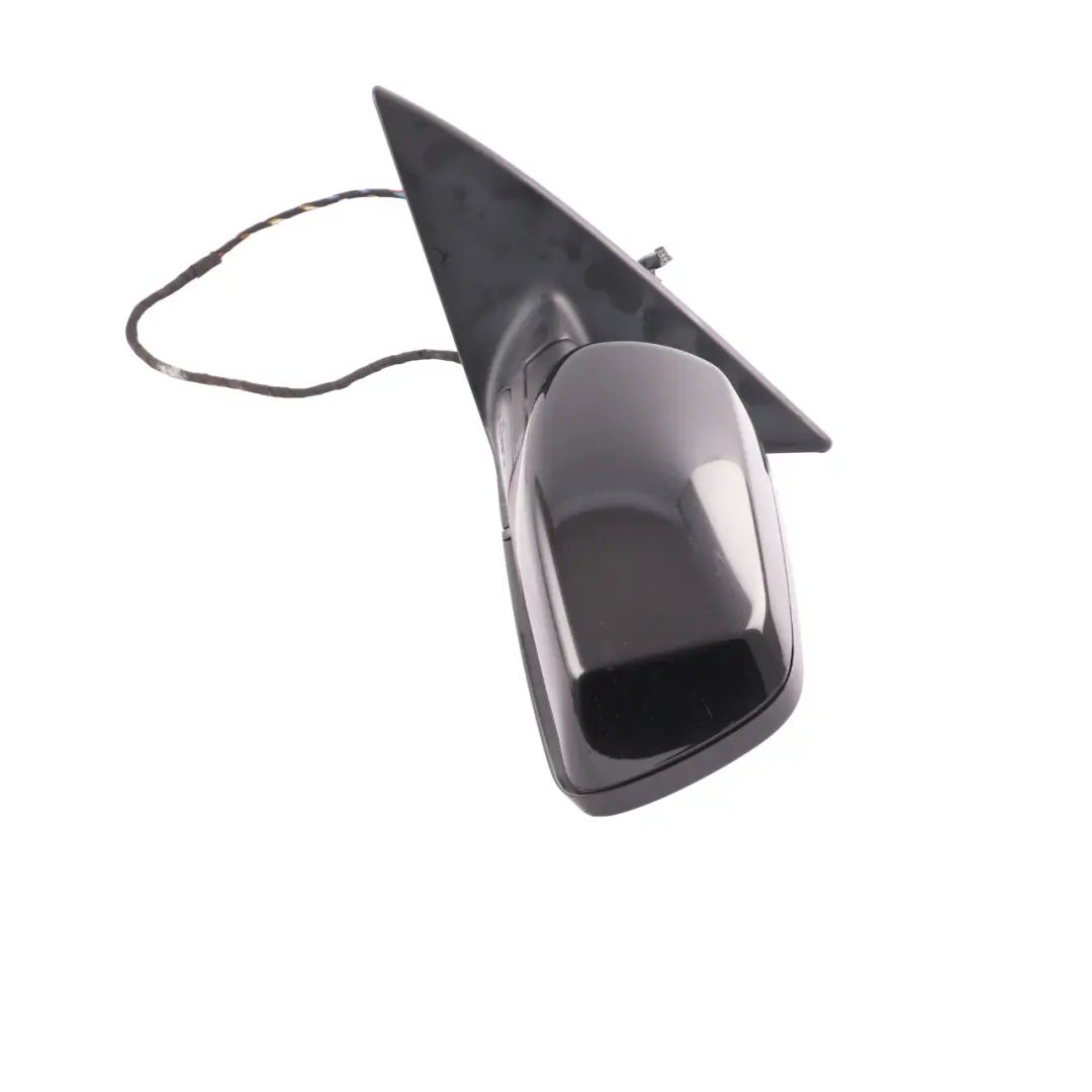 BMW E63 E64 Heated Left Wing Mirror N/S Black Sapphire Metallic - 475