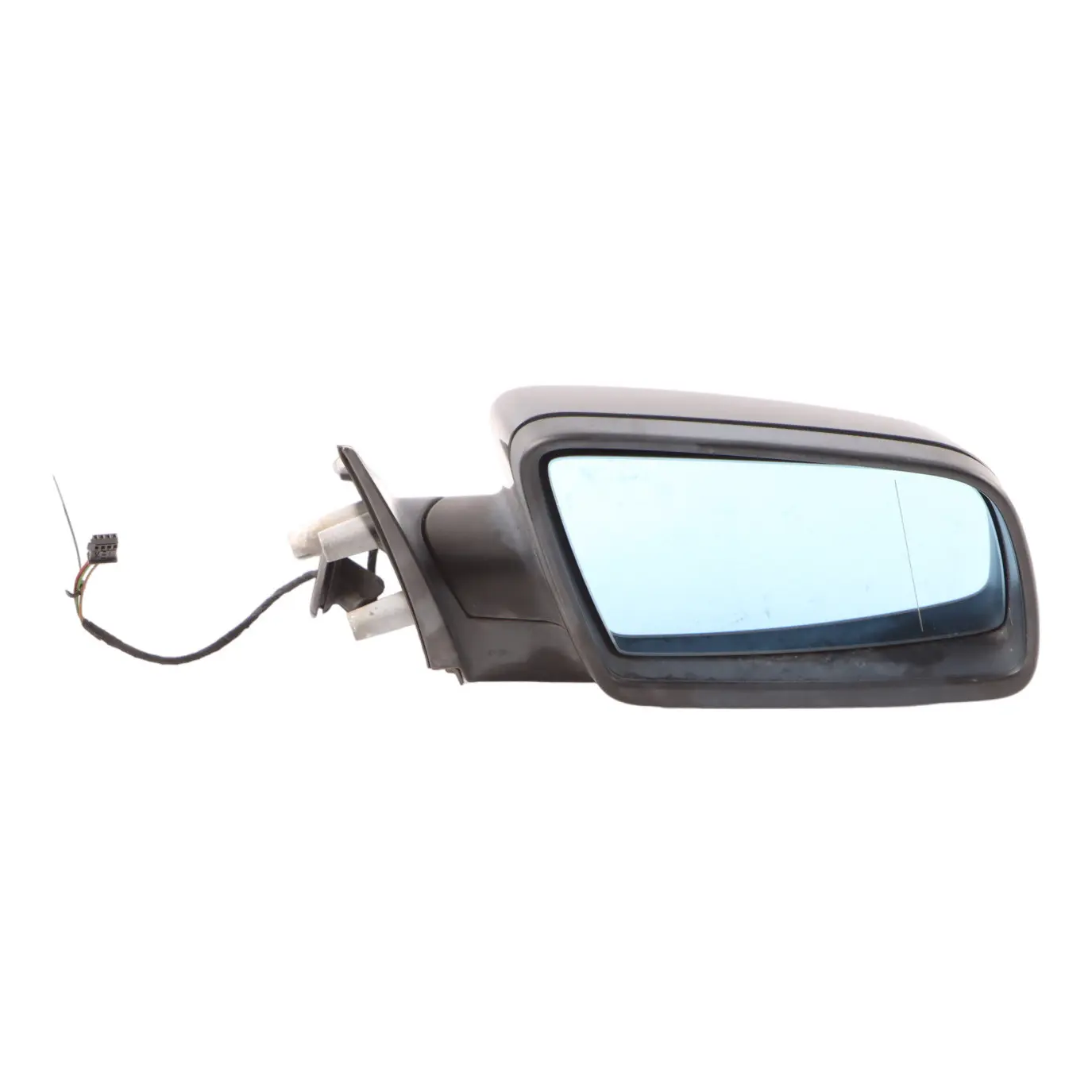 Wing Mirror BMW E60 E61 LCI Heated Right Memory O/S Platinum Grey Metallic - A68