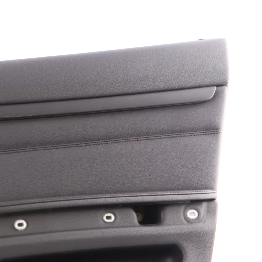 BMW E92 E93 Door Card Front Right O/S Door Lining Trim Panel Black Leather