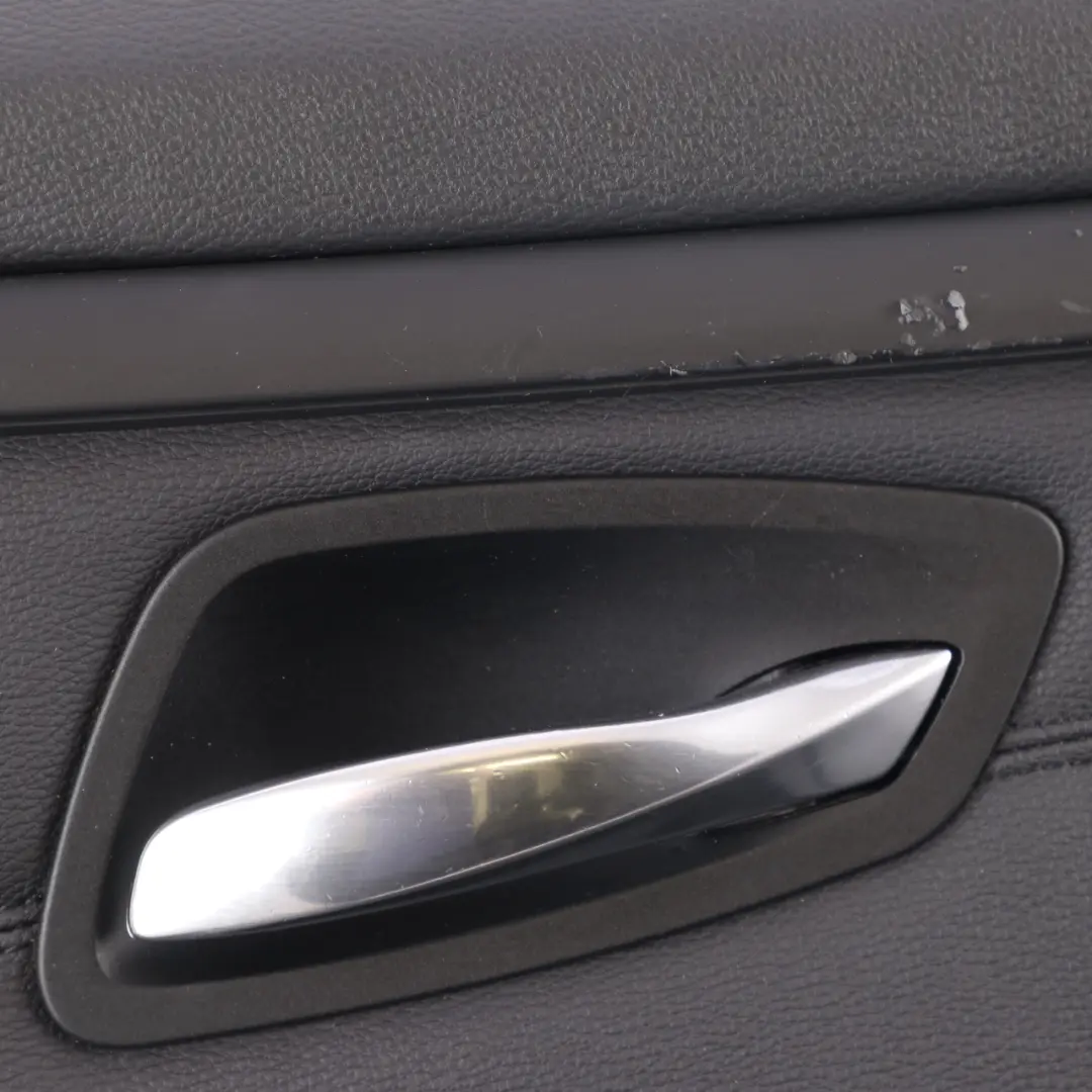 BMW E92 E93 Door Card Front Right O/S Door Lining Trim Panel Black Leather