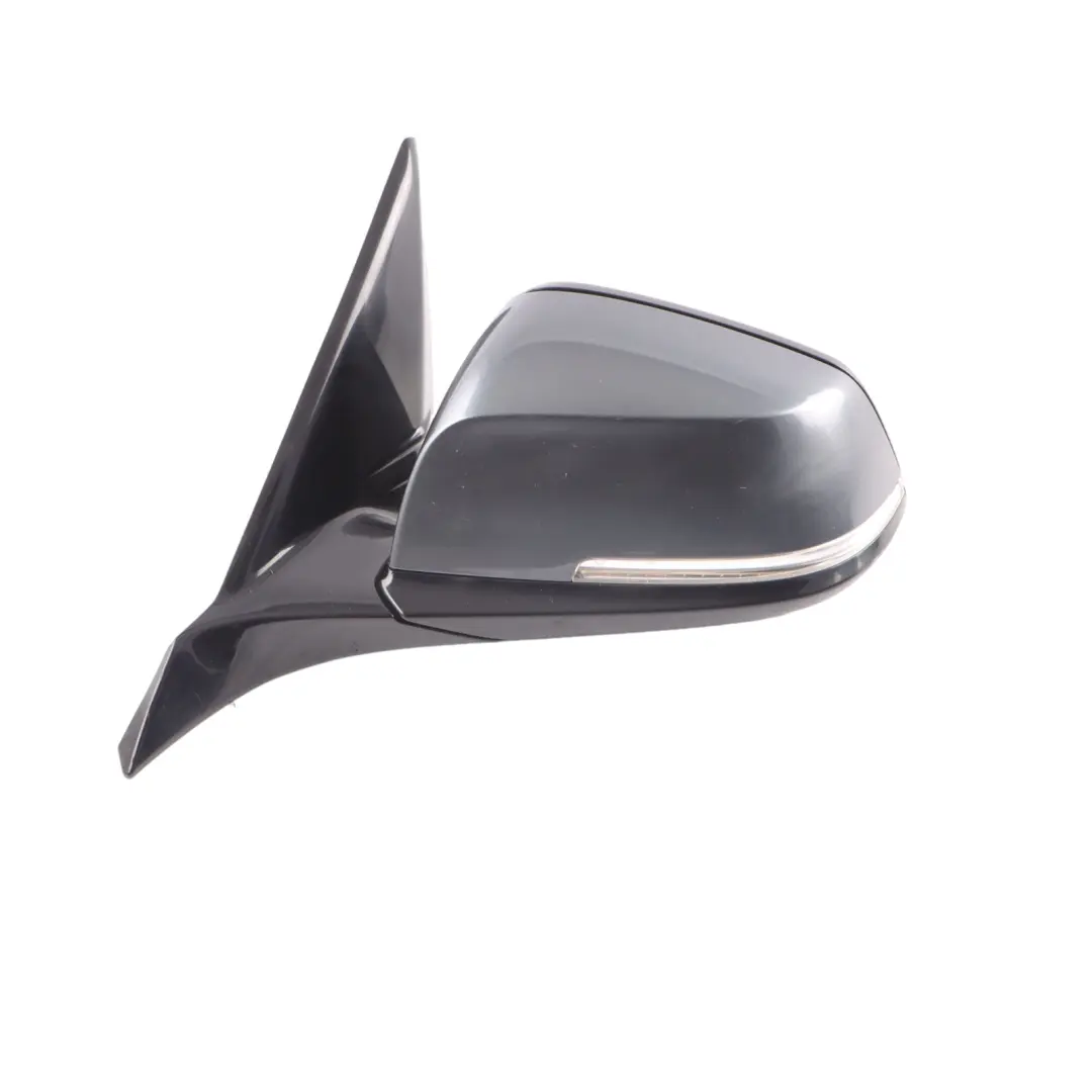 Door Wing Mirror BMW F20 Left Heated N/S High Gloss Mineralgrau Mineral Grey B39