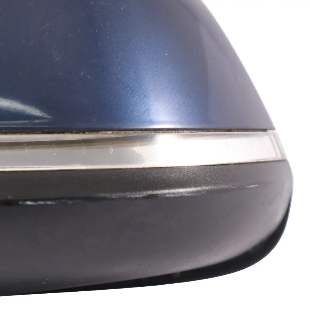 BMW F20 Wing Mirror Door Left N/S High Gloss Auto Deep Sea Blue - A76 7242823