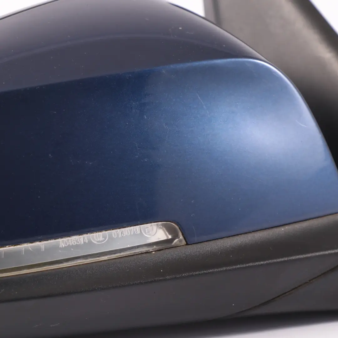 BMW F20 Wing Mirror Door Right O/S High Gloss Auto Deep Sea Blue - A76 7242824