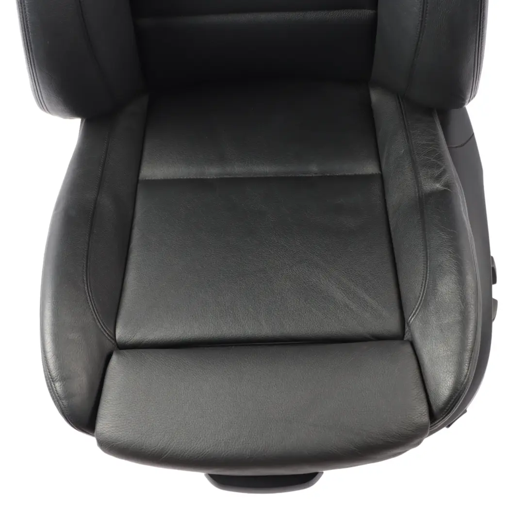 Front Seat BMW E81 E82 Left N/S Memory M Sport Black Schwarz Leather Boston 