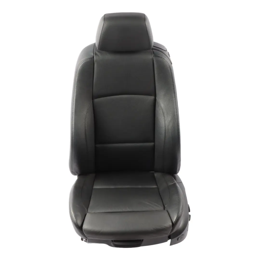 Front Seat BMW E81 E82 Left N/S Memory M Sport Black Schwarz Leather Boston 