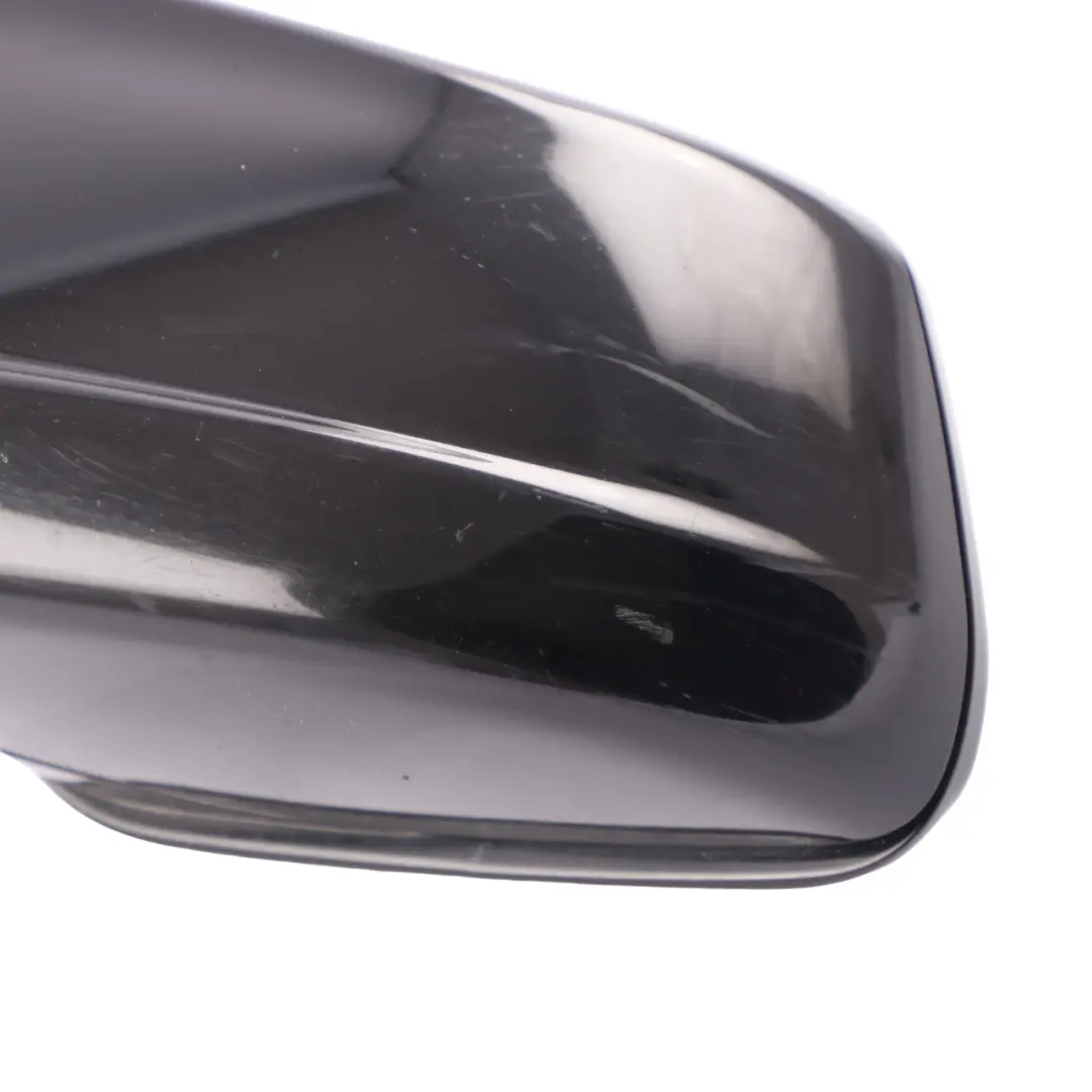 Wing Mirror BMW F10 F11 High Gloss 5 Pins Door Left N/S Schwarz 2 Black - 668