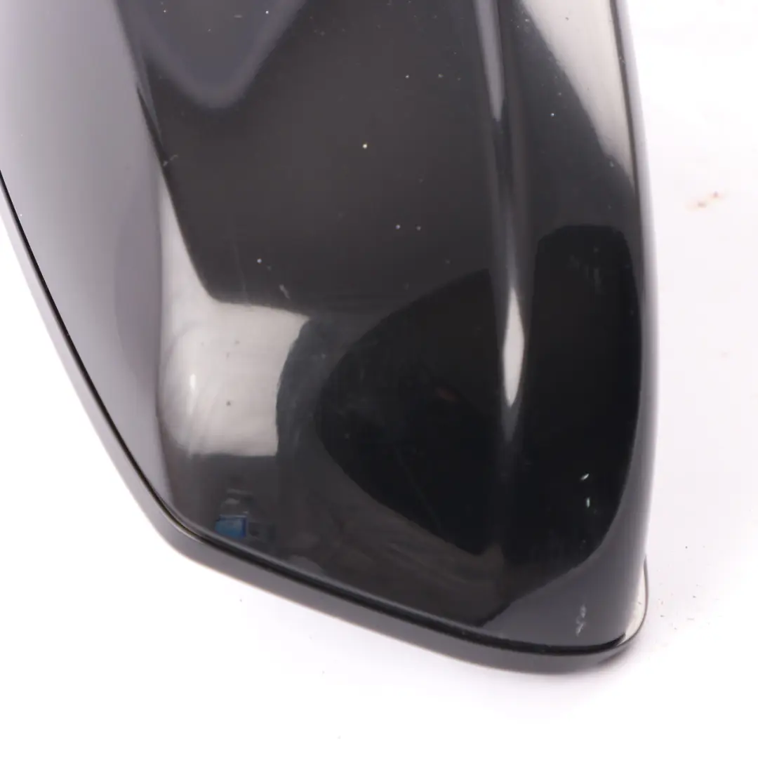 Wing Mirror BMW F10 F11 Heated Right O/S High Gloss 5 Pins Schwarz 2 Black - 668