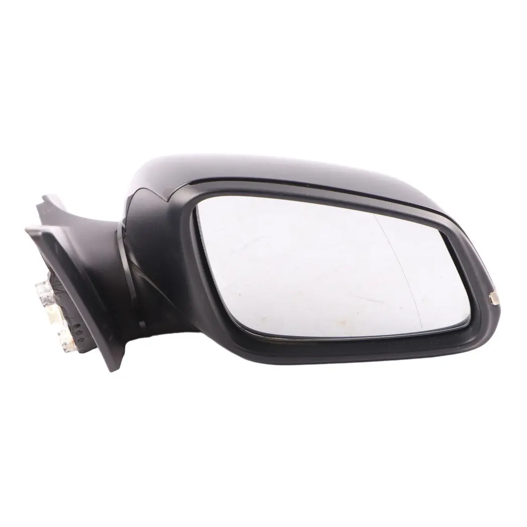 Wing Mirror Door BMW F21 Right O/S Heated Outside Mirror Schwarz 2 Black 668