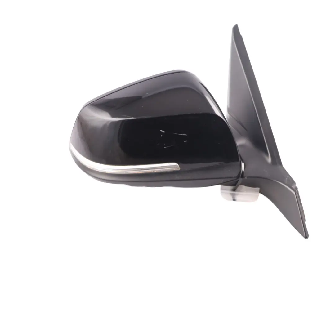 Wing Mirror Door BMW F21 Right O/S Heated Outside Mirror Schwarz 2 Black 668