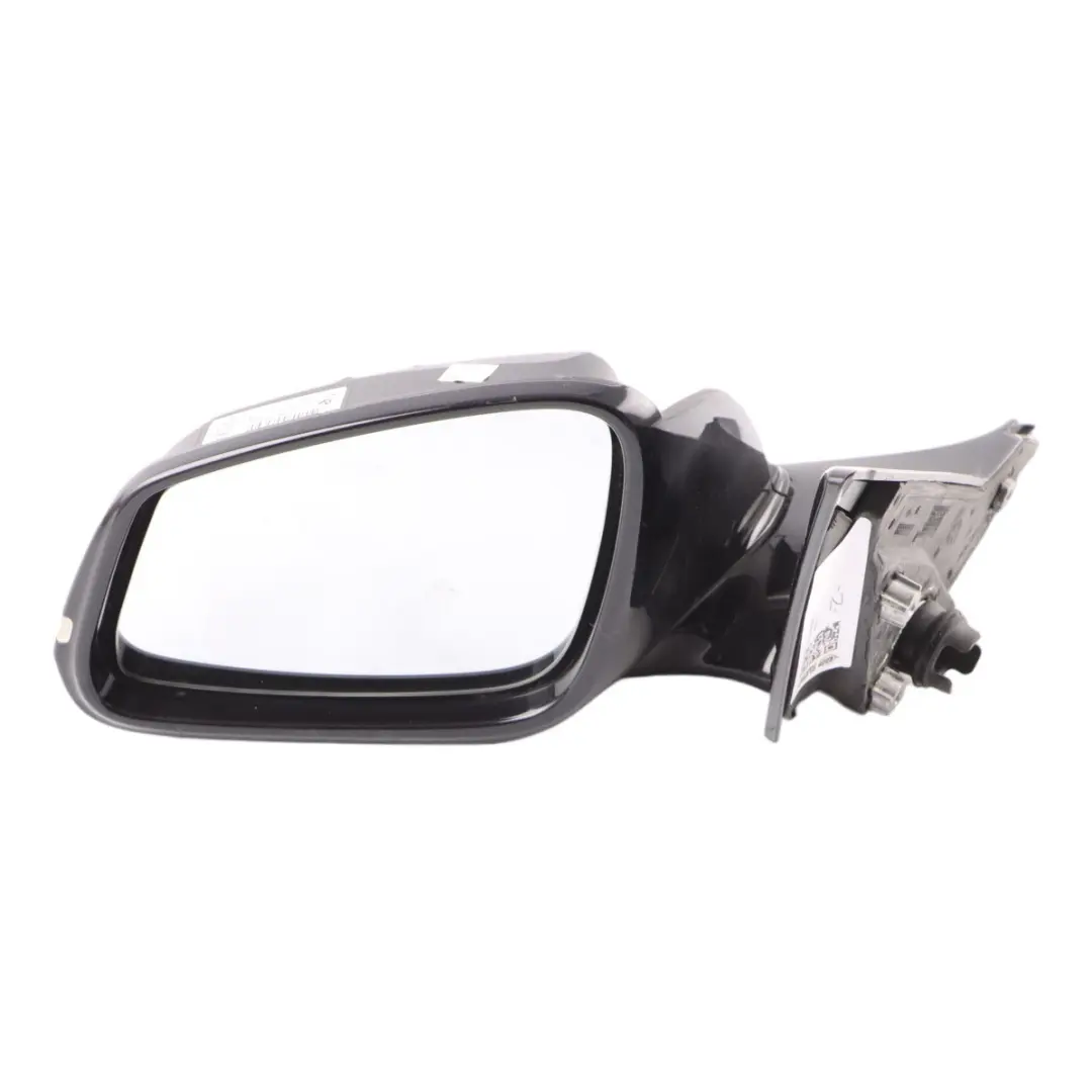 Wing Mirror BMW F21 F22 Door Left N/S High Gloss 6 Pins Outside Heated Carbon