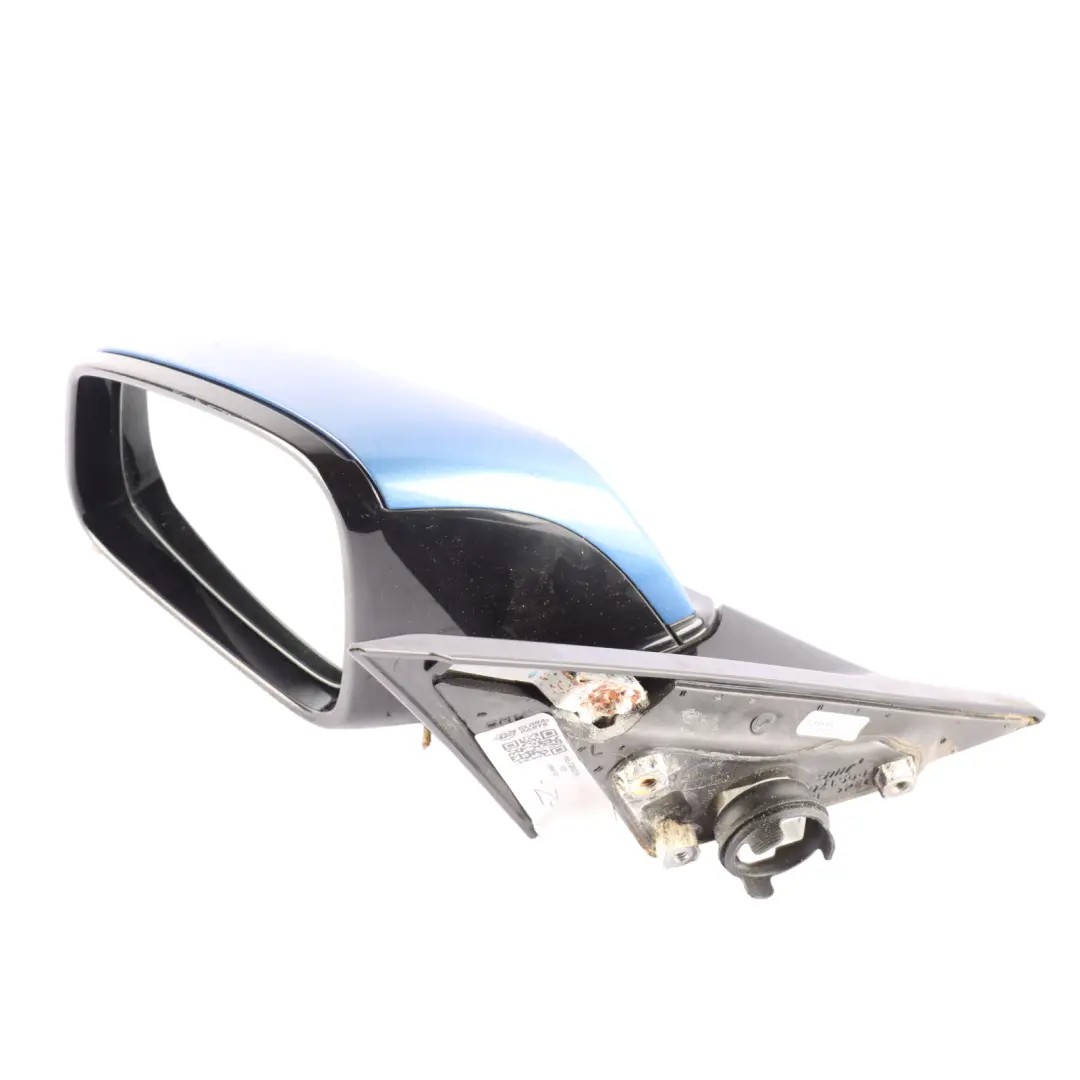 Wing Mirror BMW F32 F33 F36 Door Left N/S Shadow Line Heated Estoril Blue - B45