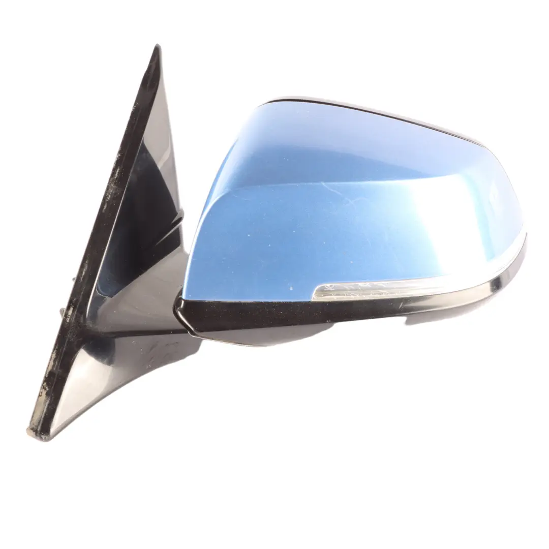 Wing Mirror BMW F32 F33 F36 Door Left N/S Shadow Line Heated Estoril Blue - B45