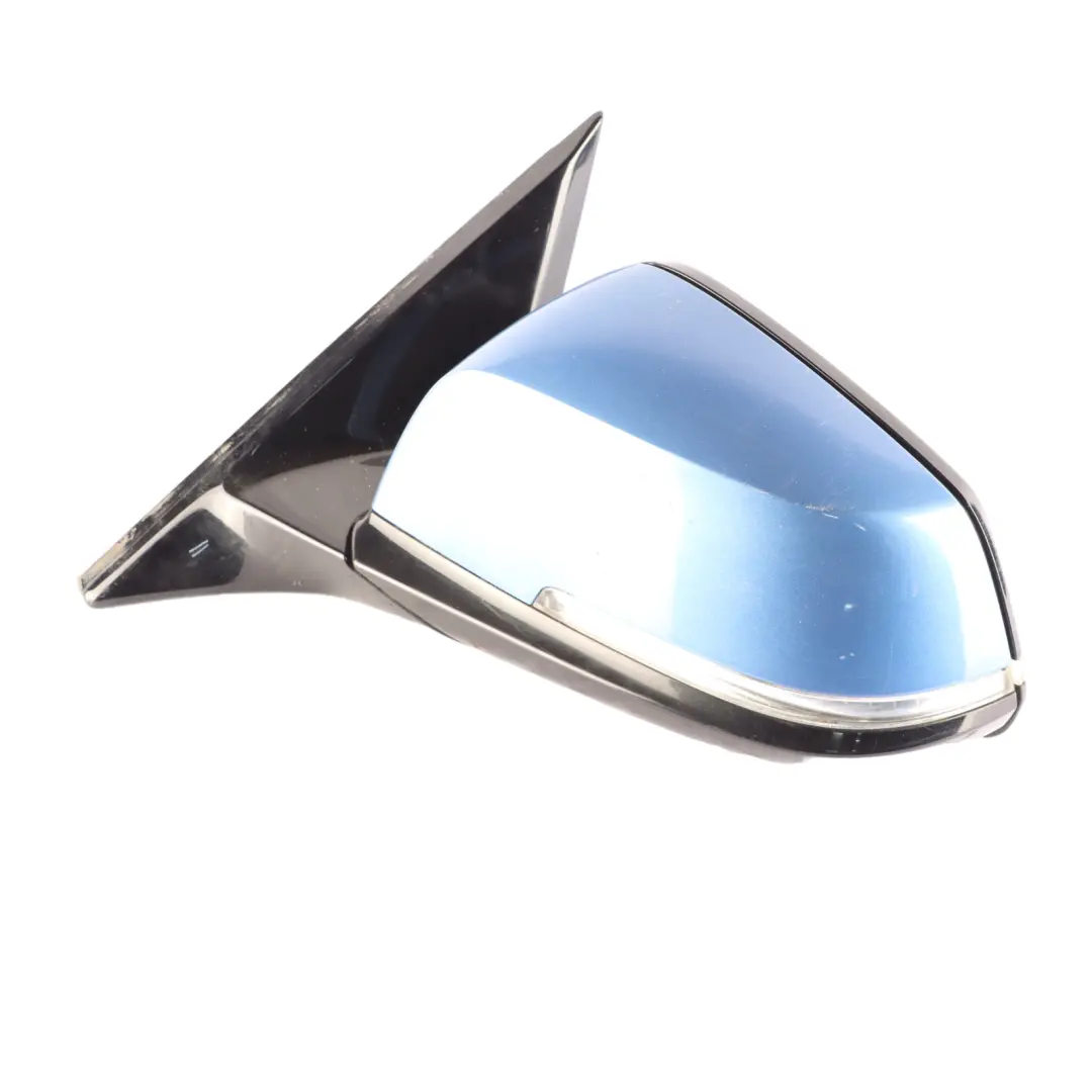 Wing Mirror BMW F32 F33 F36 Door Left N/S Shadow Line Heated Estoril Blue - B45