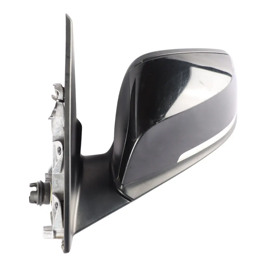 BMW X1 E84 Wing Mirror Heated Front Door Left N/S Black Sapphire Metallic 475