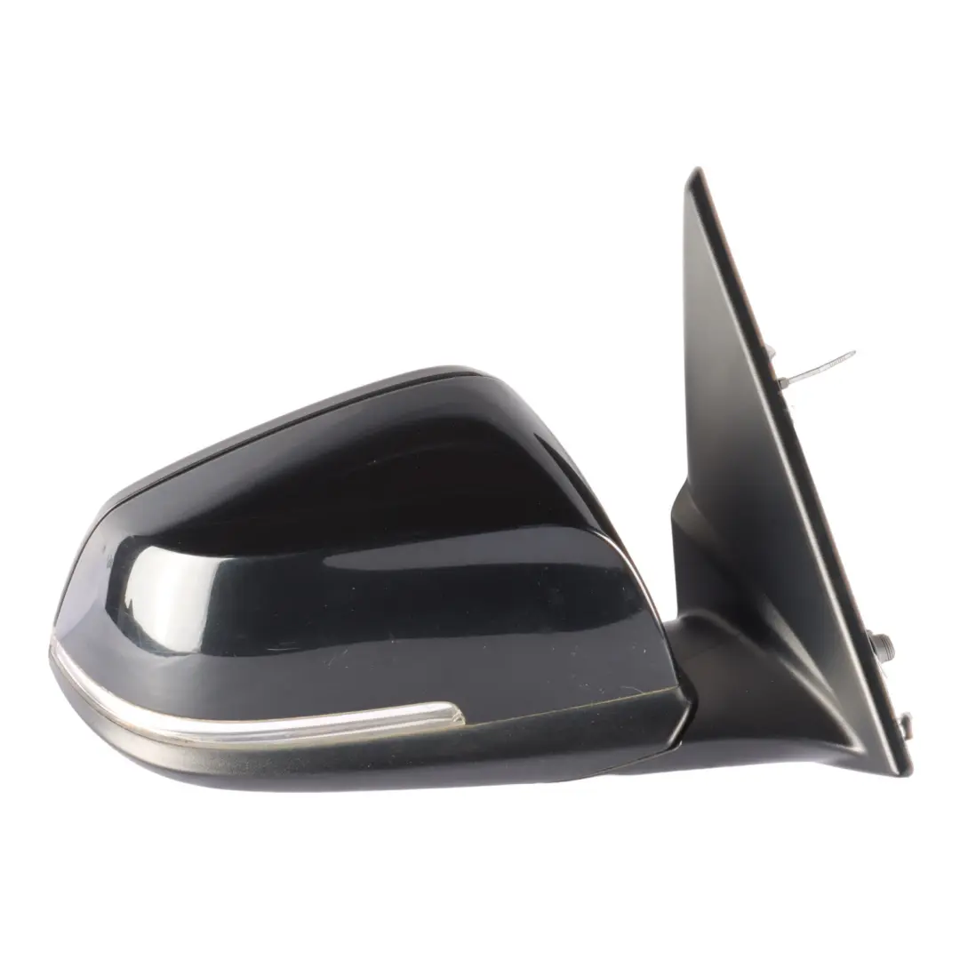 BMW X1 Series E84 Heated Right Wing Mirror O/S Black Sapphire Metallic 475