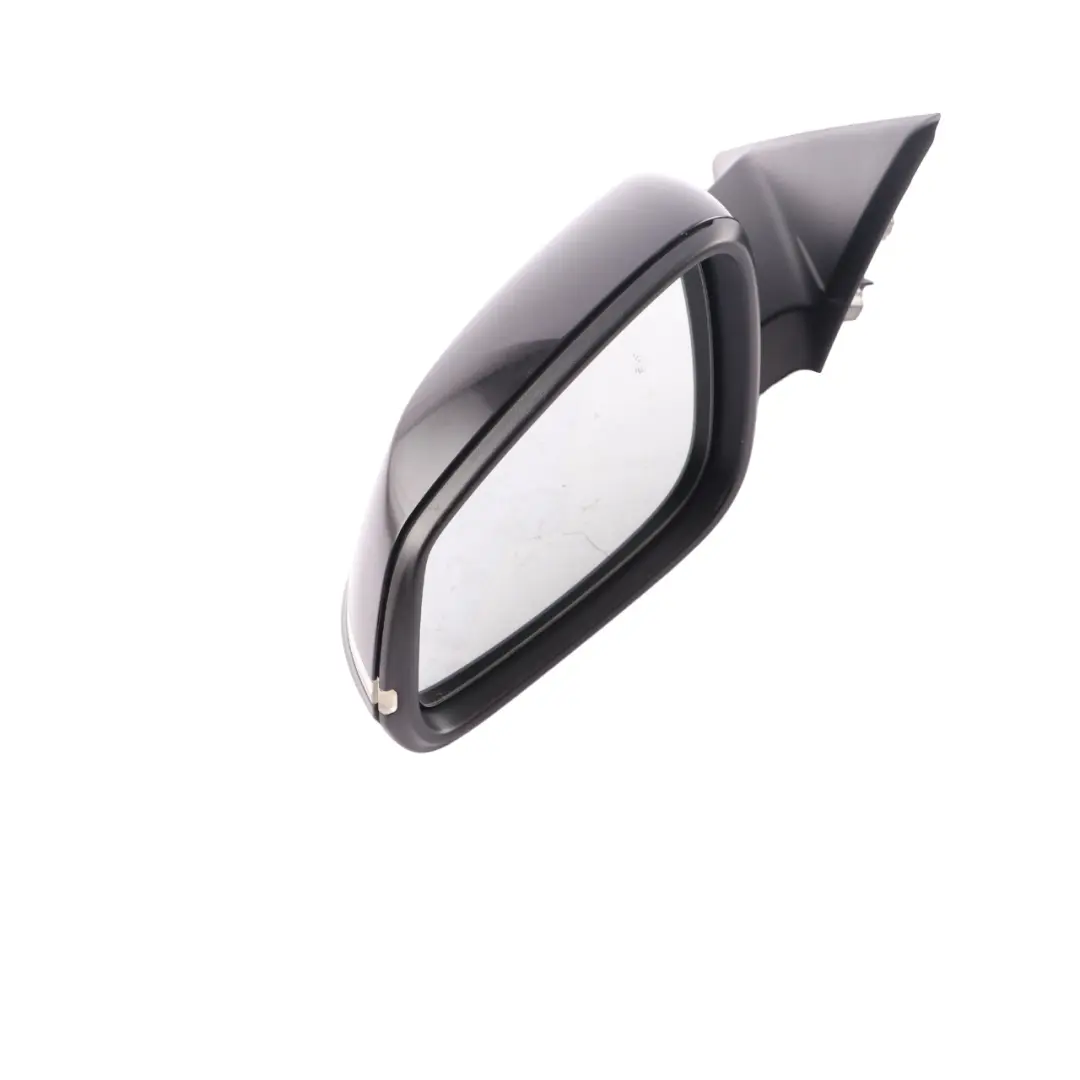 Wing Mirror BMW F30 F31 Heated Left Door N/S Schwarz 2 Black 668