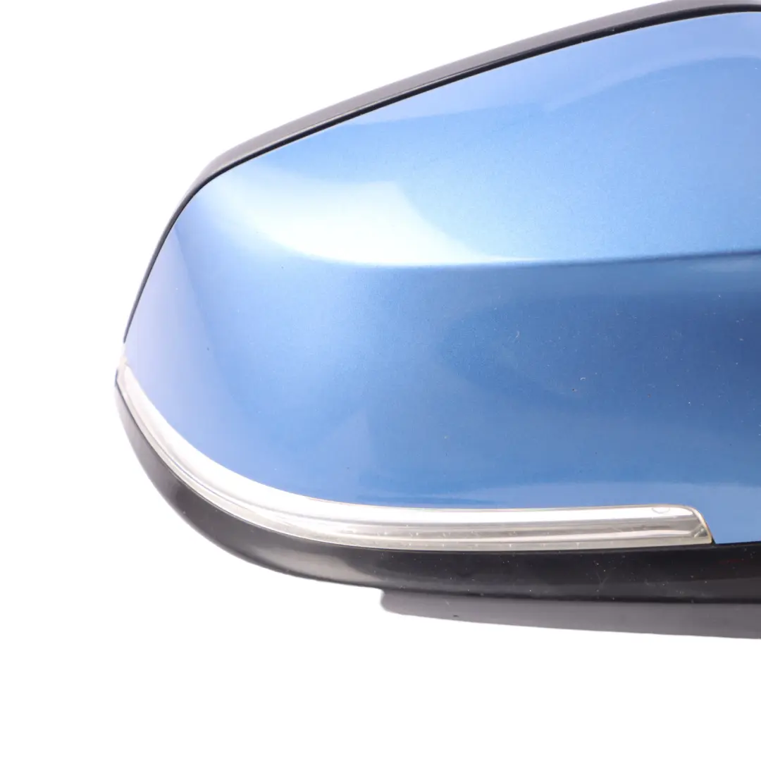 BMW F30 F31 High Gloss Heated Right Wing Mirror O/S Estorilblau Estoril Blue