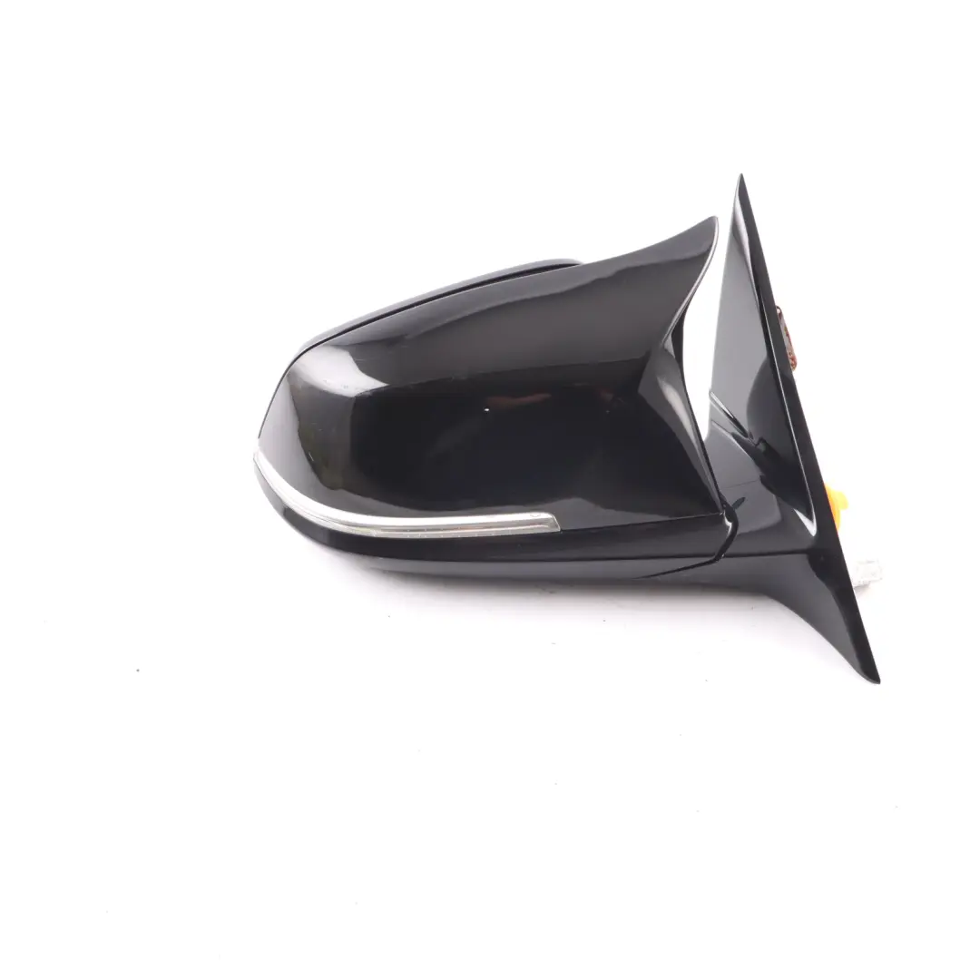 Wing Mirror BMW F30 F31 M Sport High Gloss Heated Right O/S Black 5 Pins